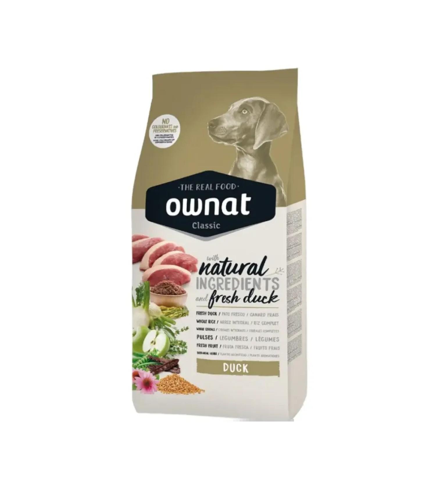 Ownat Dry food for dogs with a duck 12 kg - Buy Online on GoSupps.com