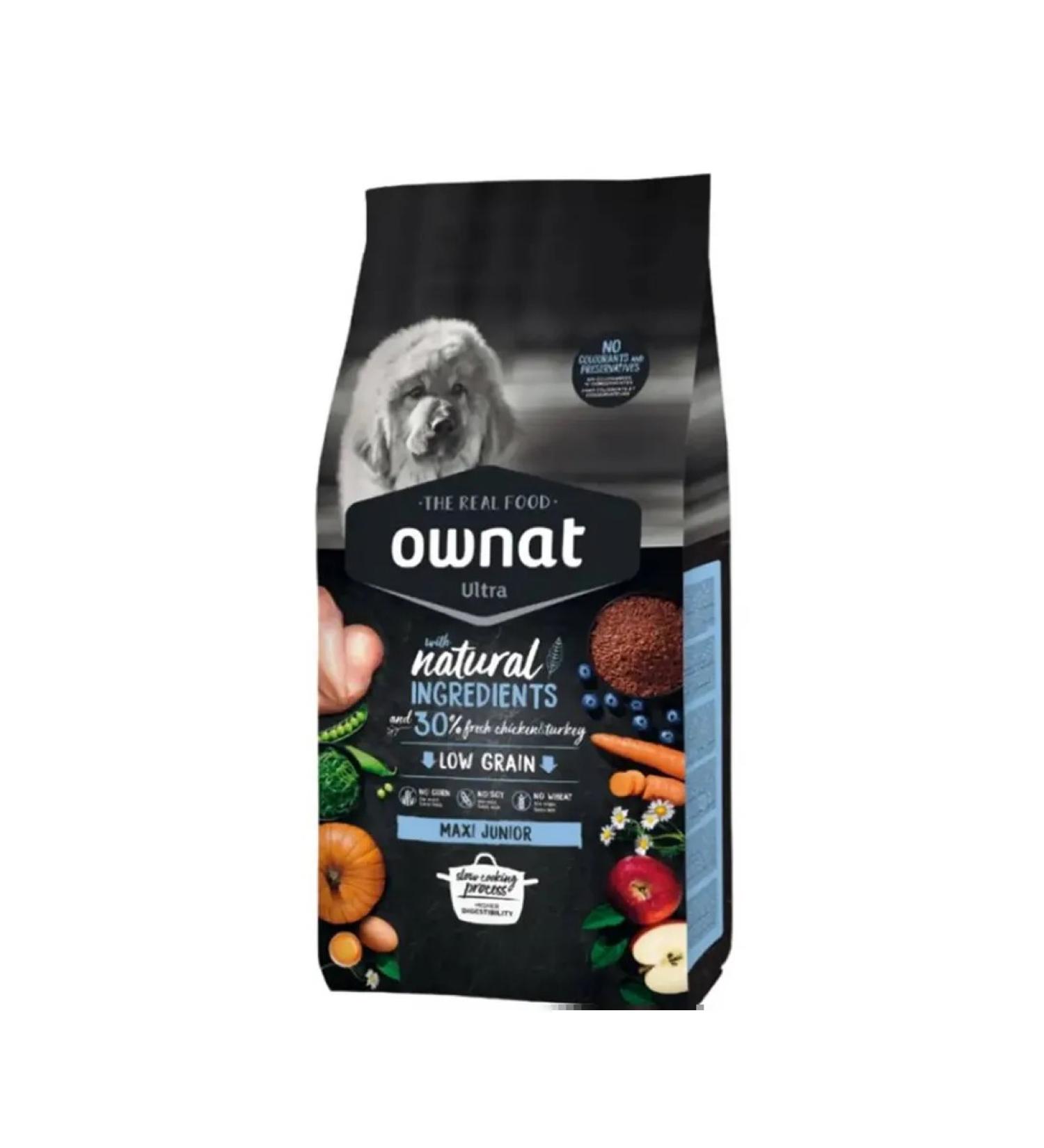 Ownat Dry food for puppies with chicken and turkey 14 kg - Buy Online on GoSupps.com