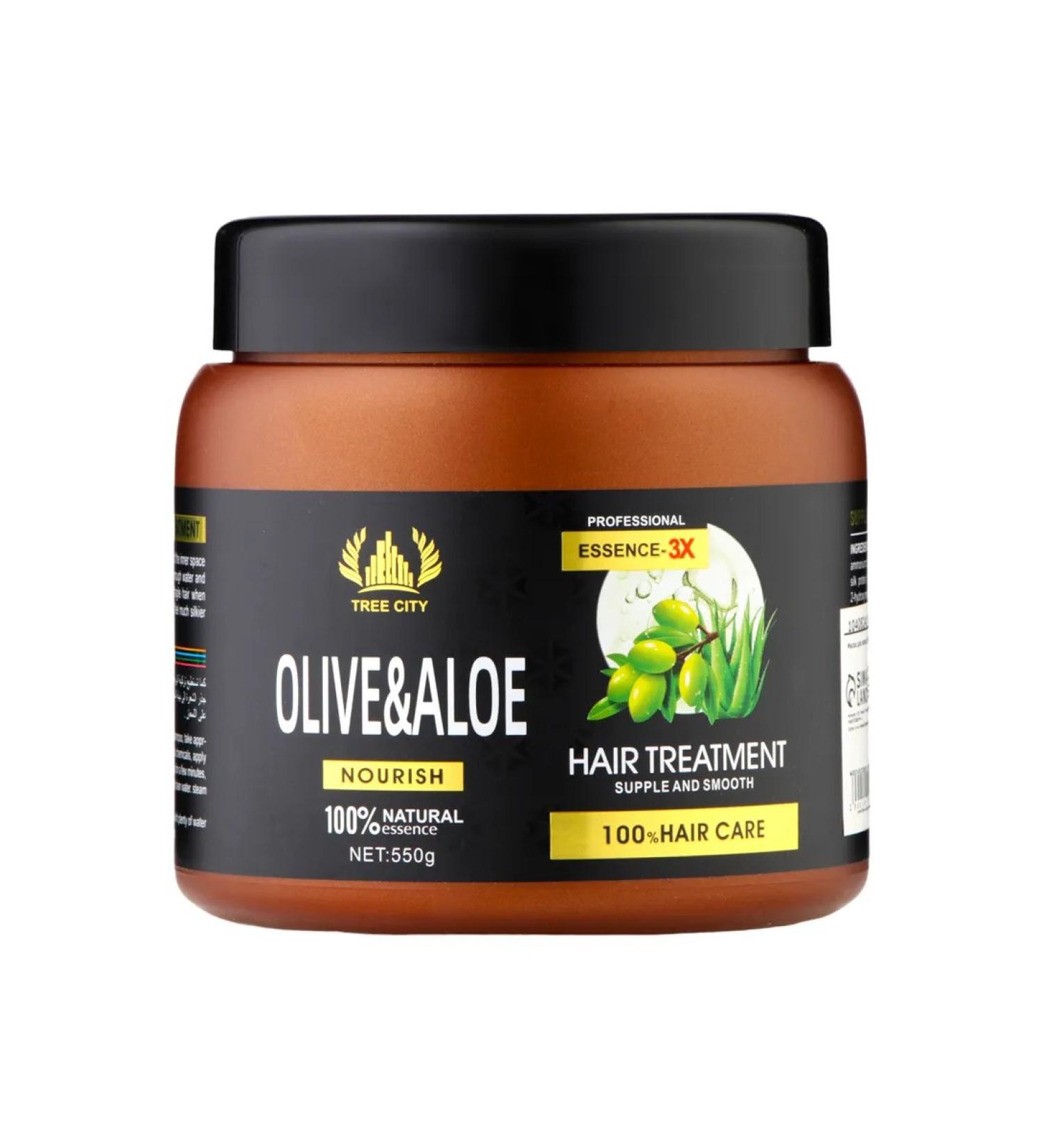 Paragliding Moisturizing hair mask with olive and aloe extract
