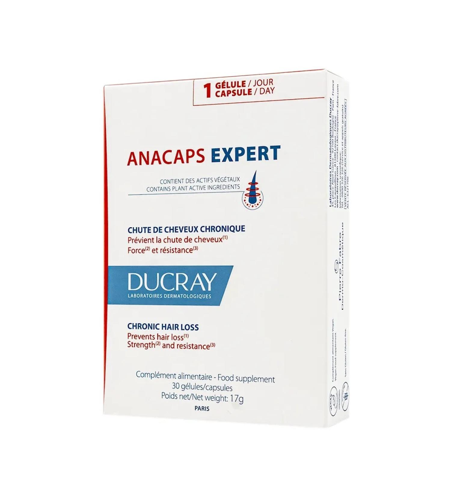 DUCRAY Anacaps Expert Capsules from chronic. falling out 30 pcs