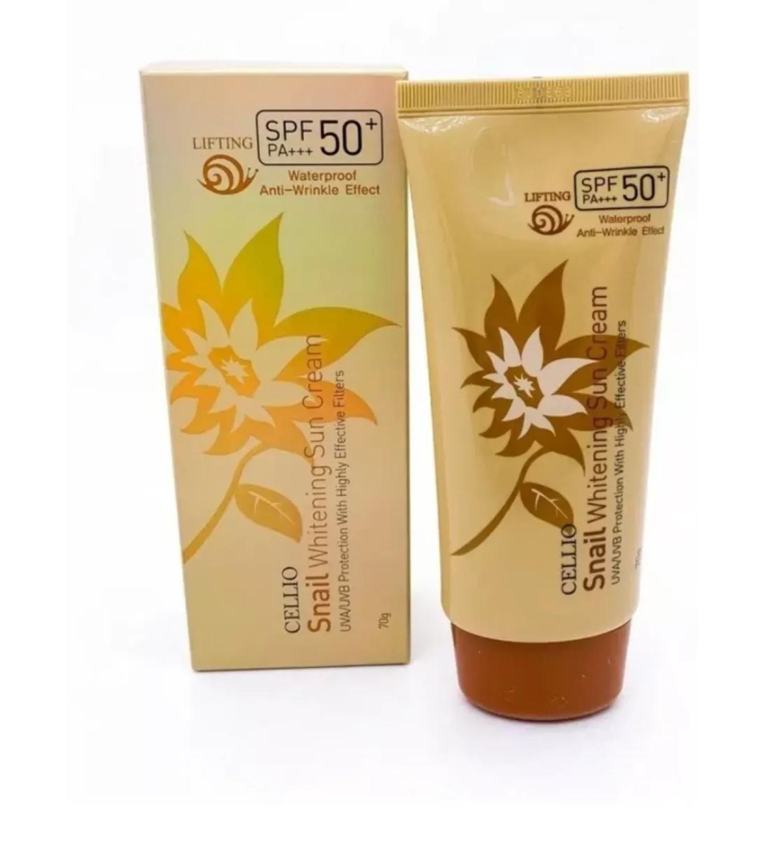 Aaslankz Waterproof sunscreen with mucin Snail SPF 50+