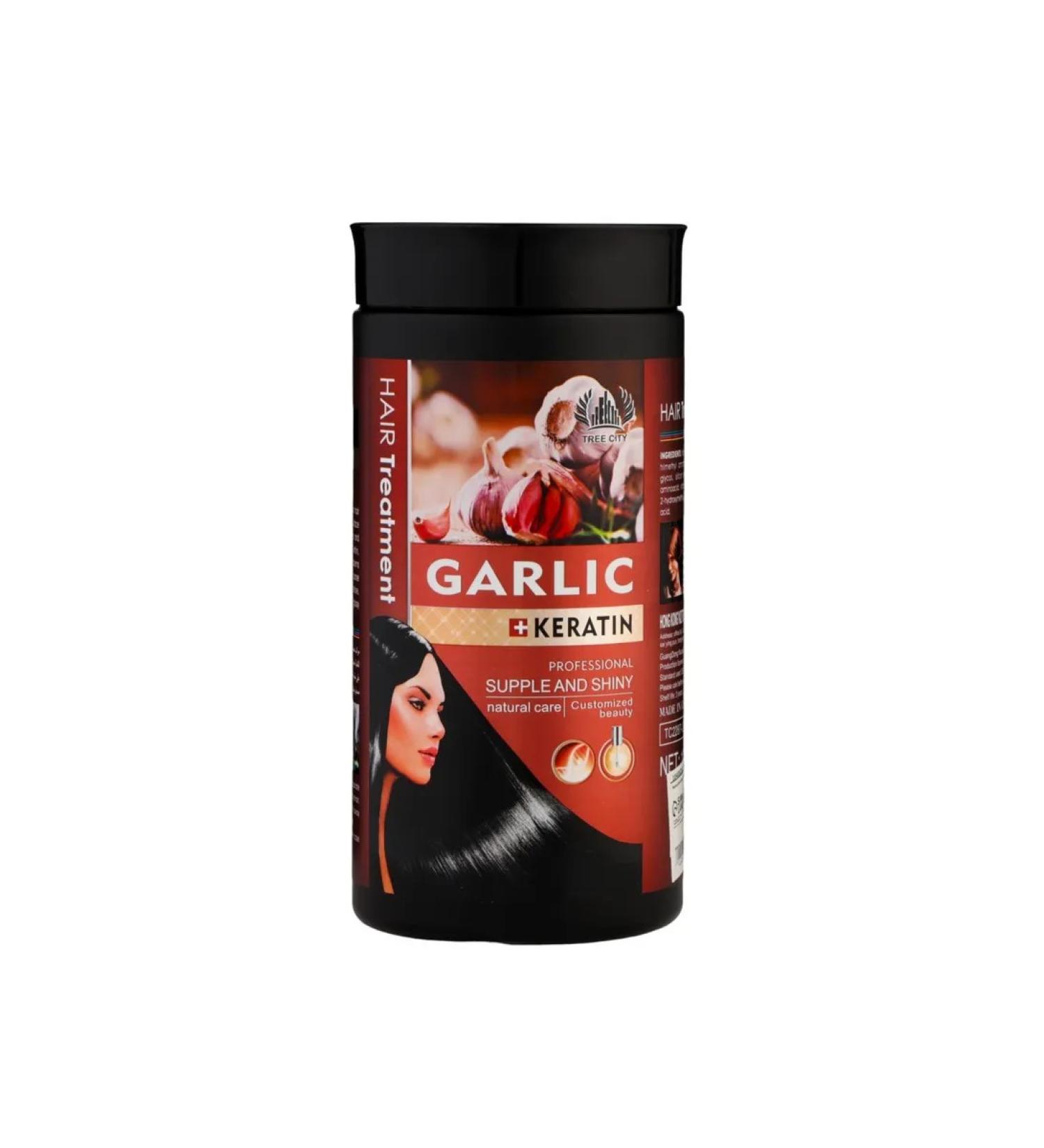 Paragliding Hair mask with garlic and keratin to moisturize