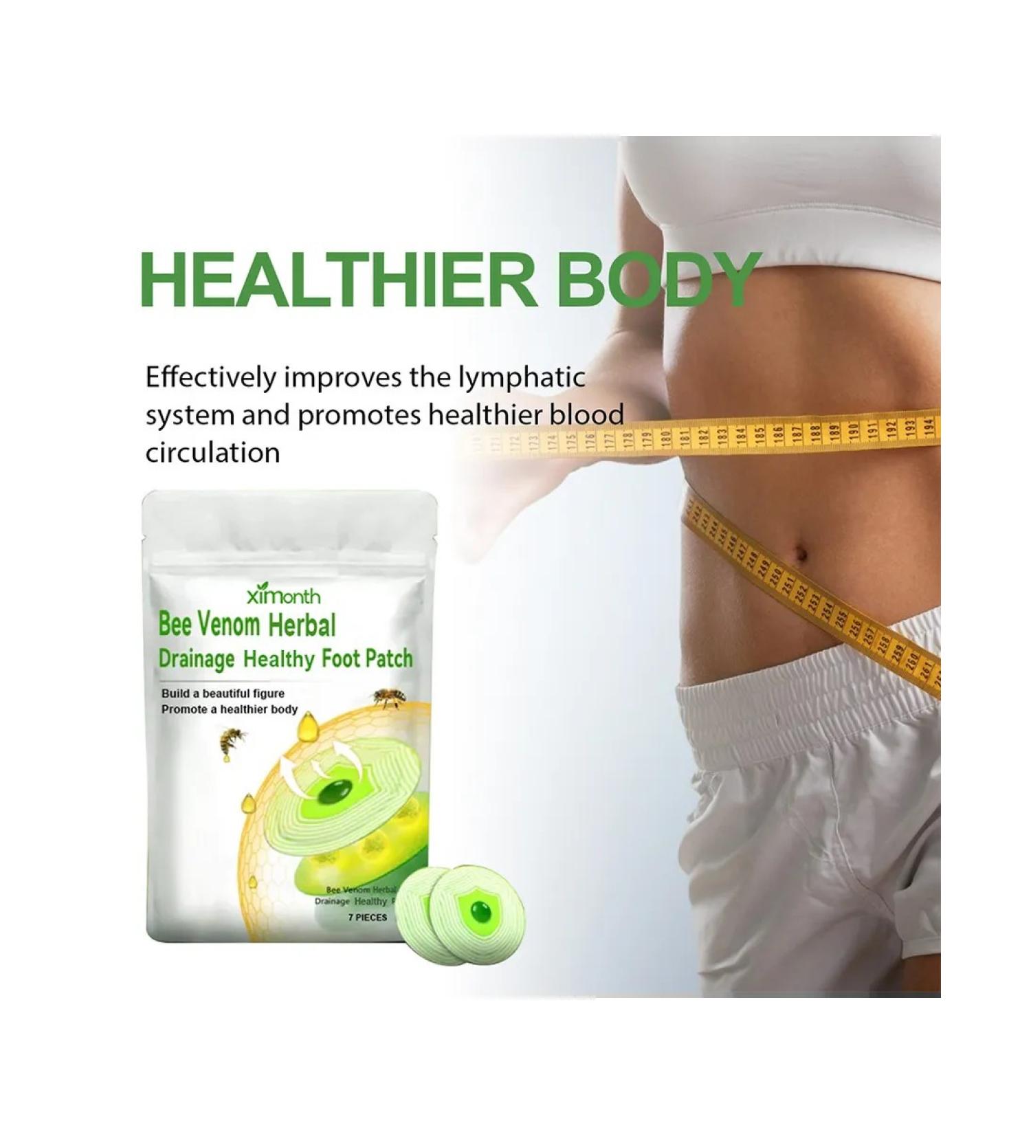 7pcs of herbal plasters with bee extract for weight loss n - Buy Online on GoSupps.com