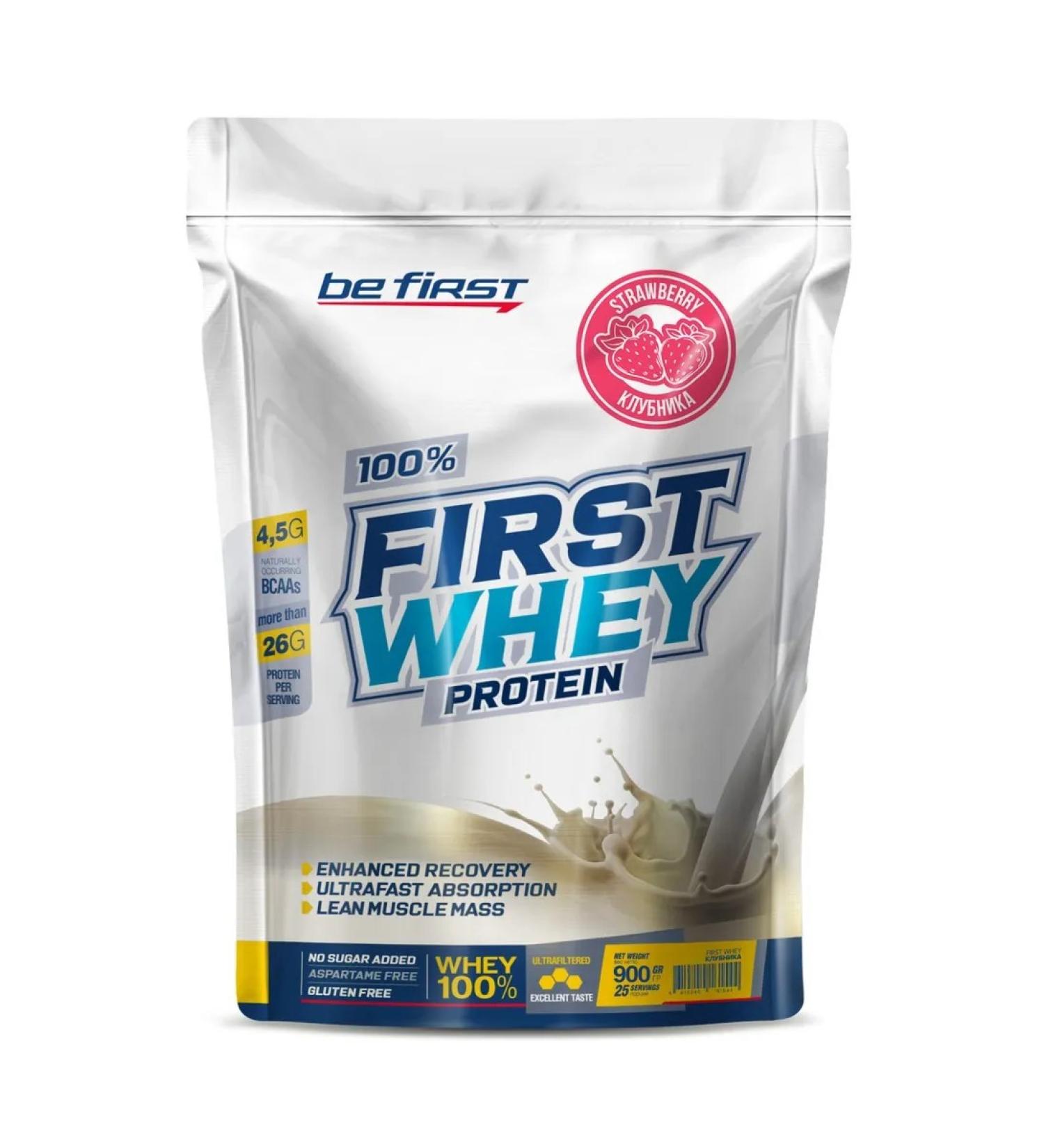 Be First Serum protein without sugar 900g strawberries
