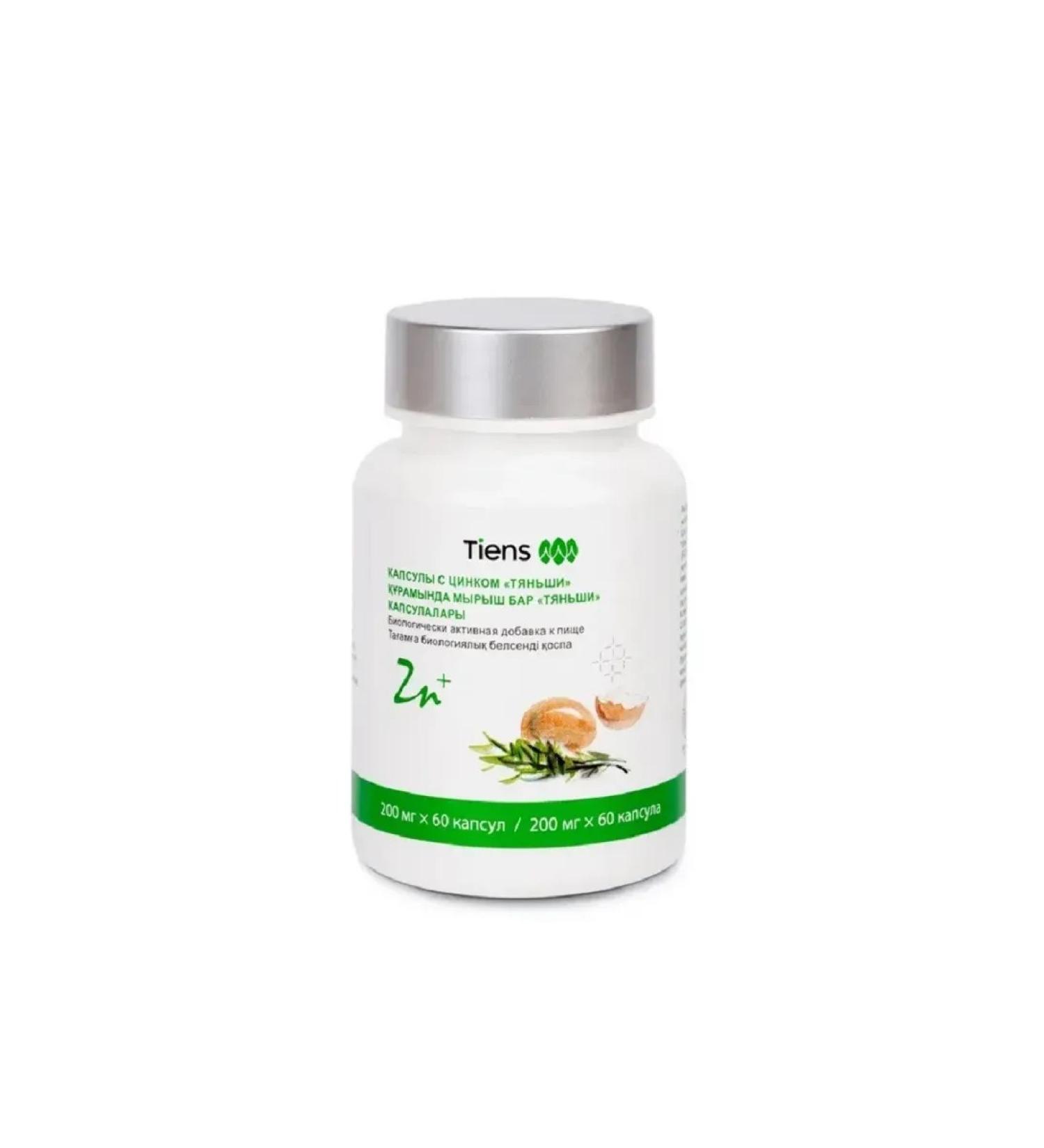 Tiens Dietary supplies to food capsule with zinc Tyansha - Buy Online on GoSupps.com