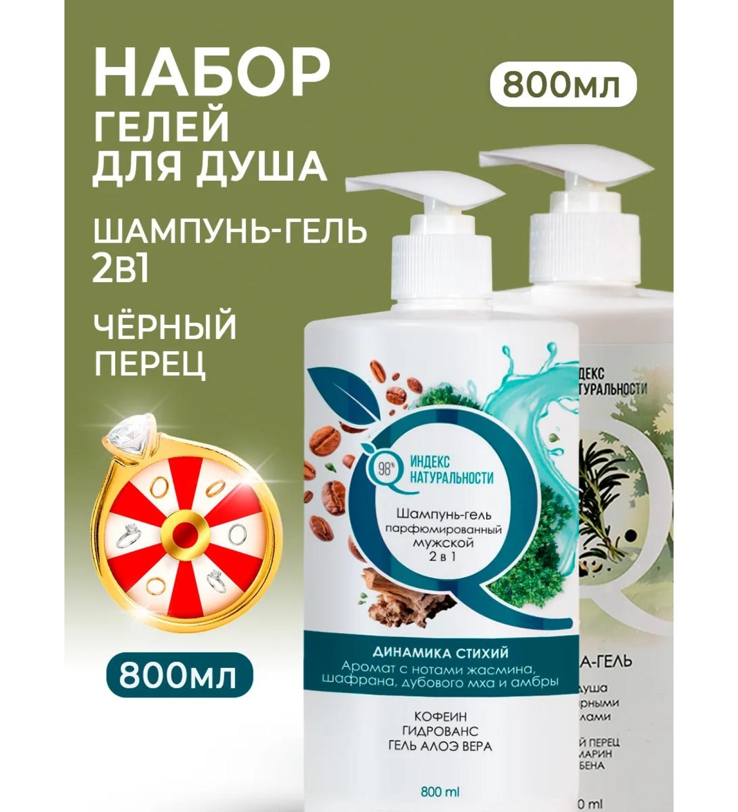 Naturalness Index A set of perfumed gels for the shower of male - Buy Online on GoSupps.com