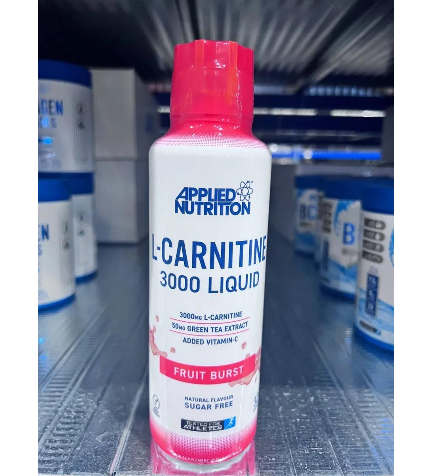 APPLIED NUTRITION Liquid L-Carnitine Liquid 3000 480 Ml Fruit Burst - Buy Online on GoSupps.com