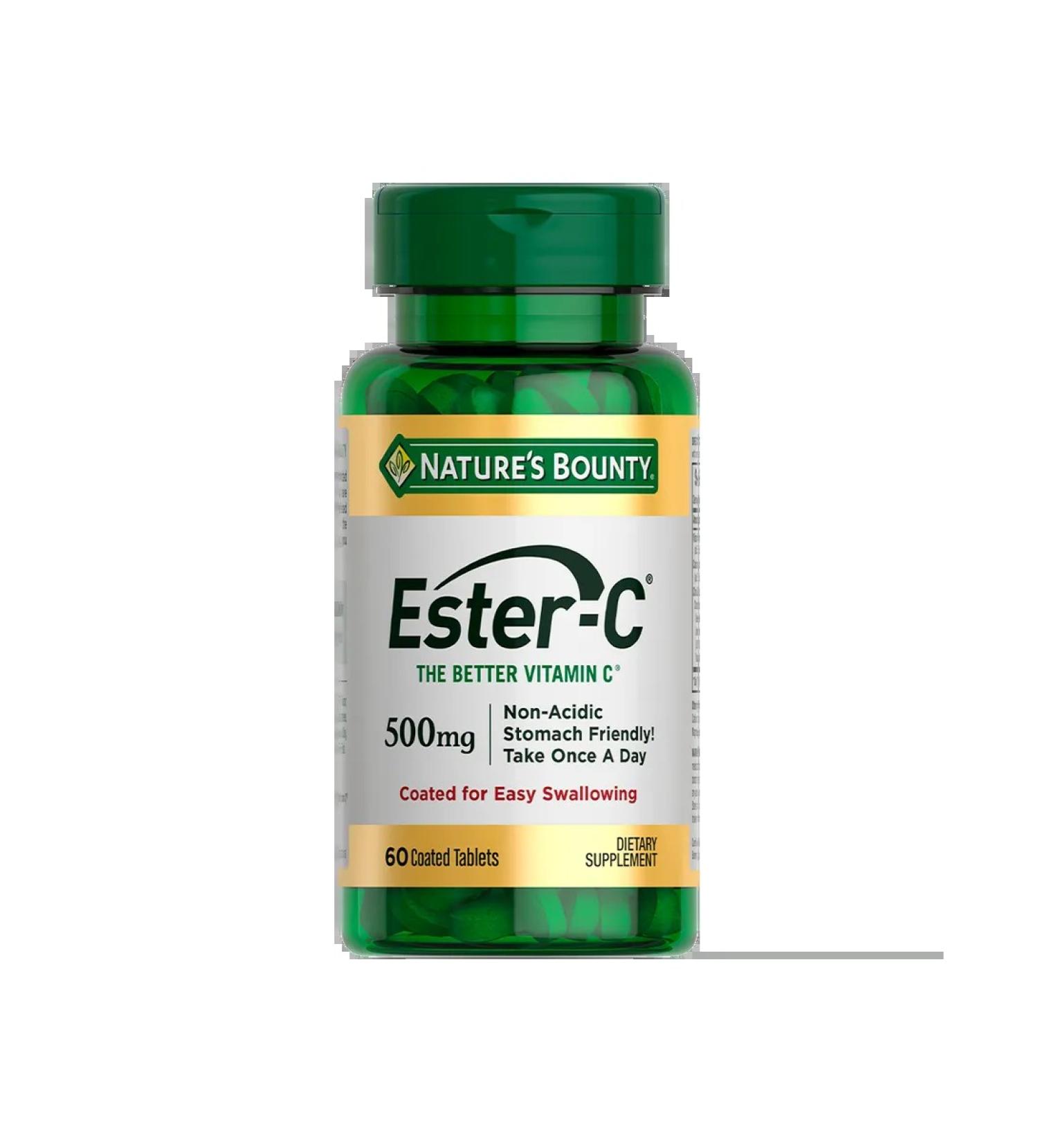 Nature's Bounty Esther-s 500 mg tablet weighing 1098 mg 60 pcs