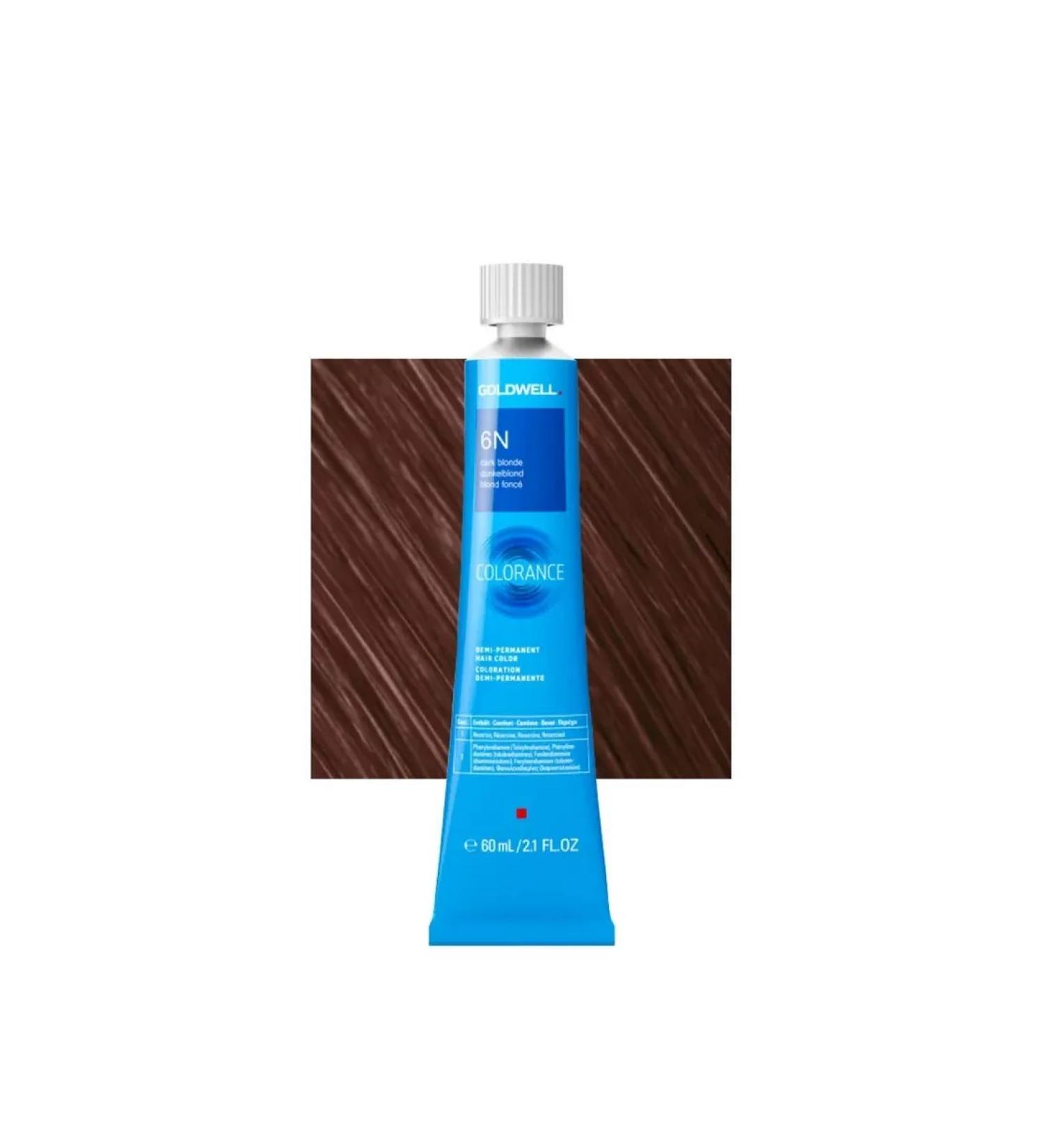 Goldwell Cream-coloring hair tinting Colorance 6n 60ml - Buy Online on GoSupps.com