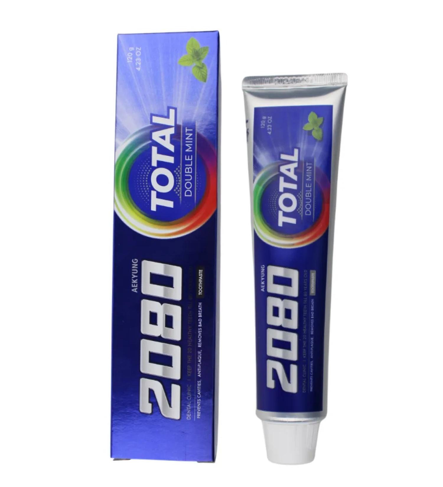 Toothpaste 2080 dental clinic natural mint 120 g - 2 ... - Buy Online on GoSupps.com