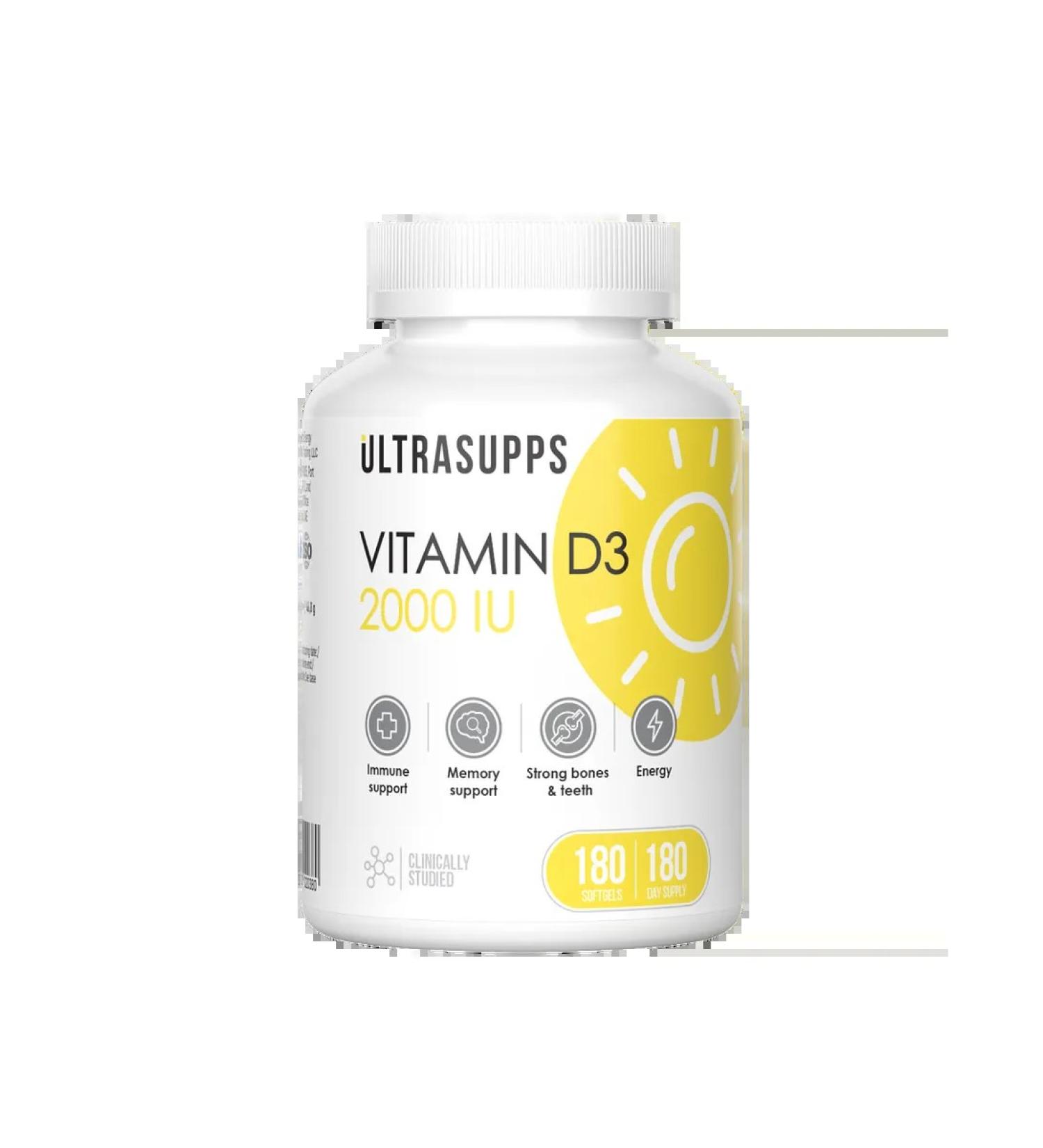 Ultrasups Vitamin D3 Vitamin D3 2000 MACH MASSA MASS ... - Buy Online on GoSupps.com