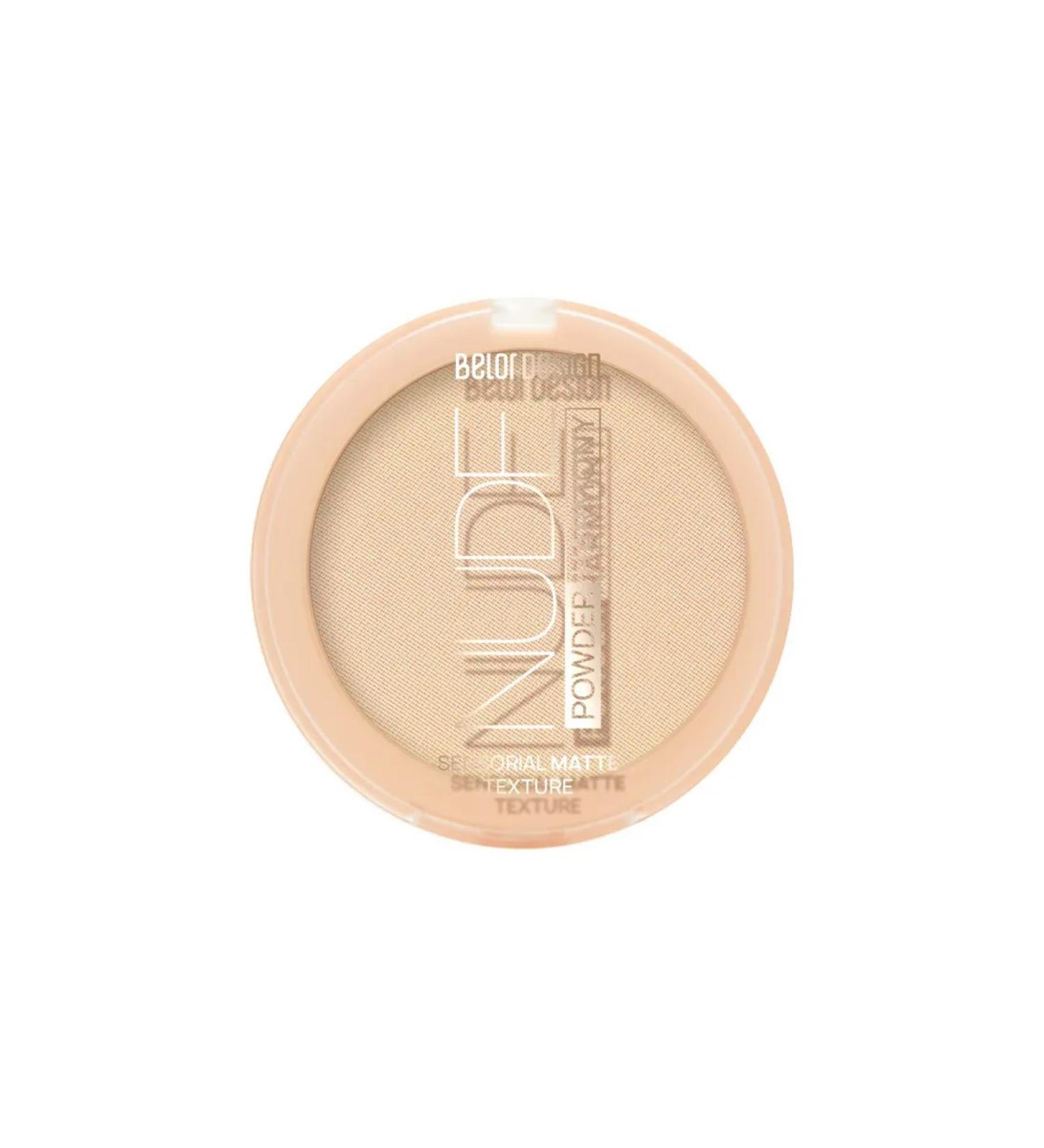 BELOR DESIGN Facial powder matting nude Harmony tone 3 medium