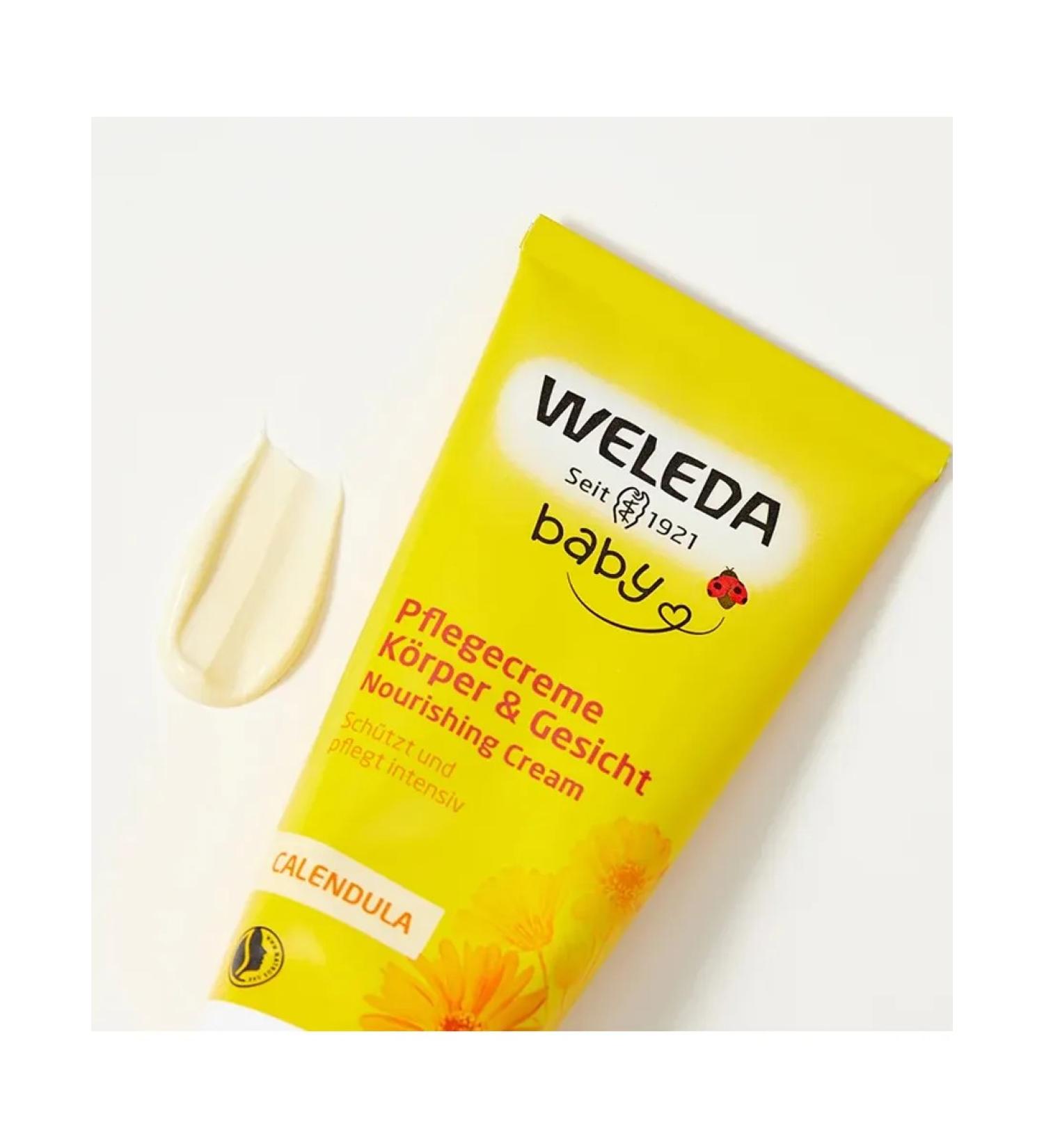 WELEDA Cream children's Baby Calendula 75 ml nutrition - Buy Online on GoSupps.com