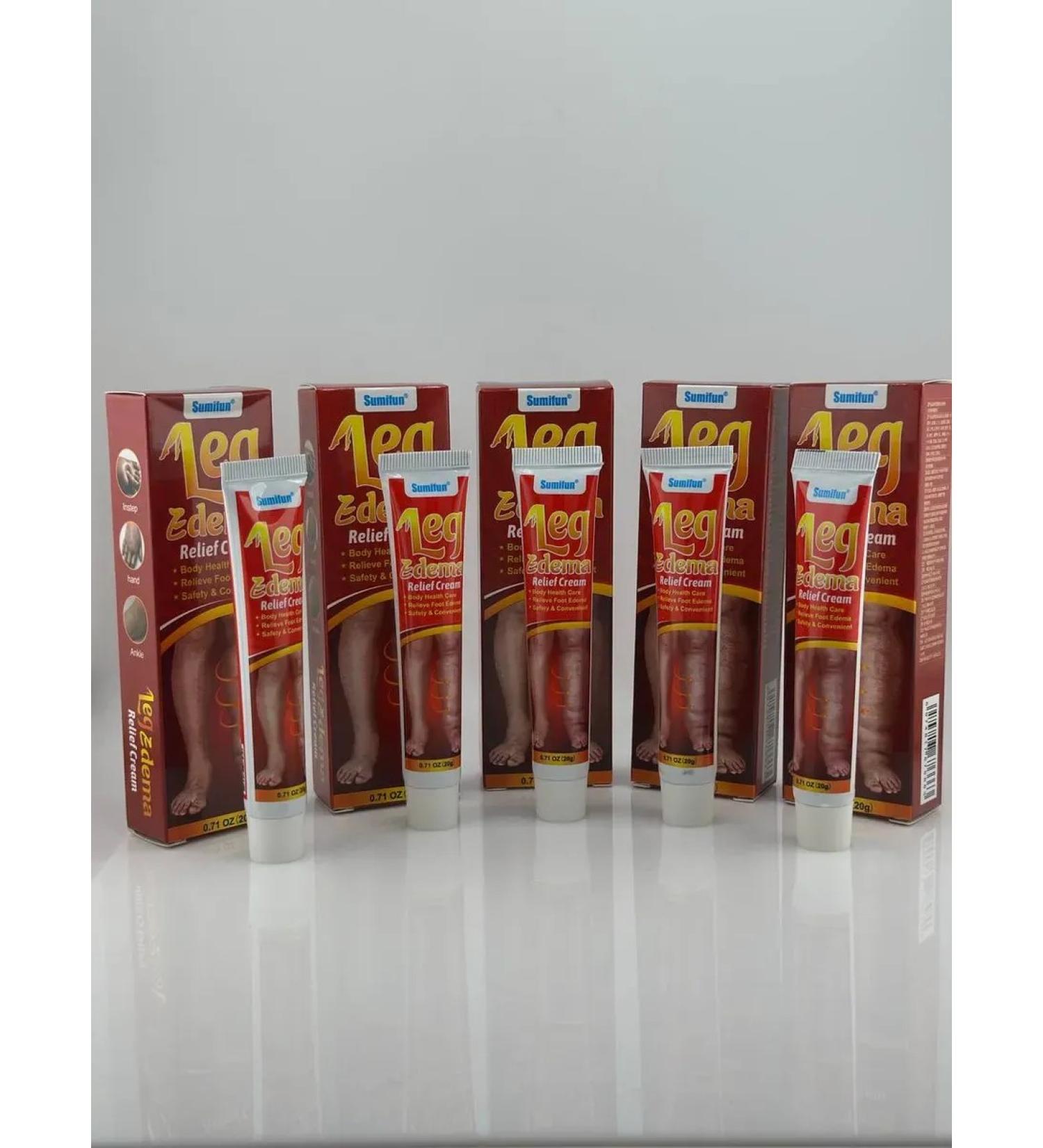 AWESOME PRICES Cream from edema and tired of the legs with a cooling effect of 5 pcs - Buy Online on GoSupps.com