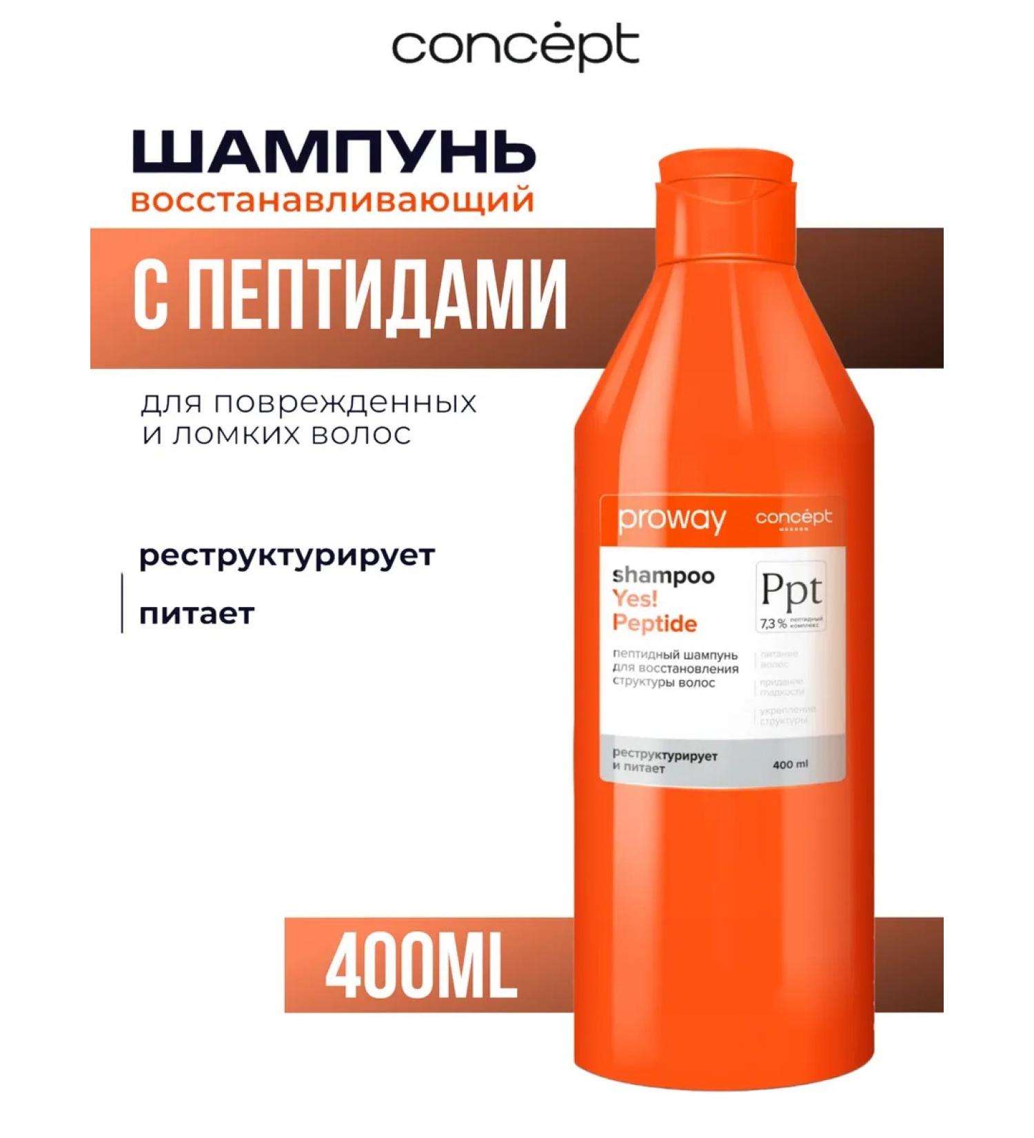 Concept YES hair shampoo! Peptide - Buy Online on GoSupps.com