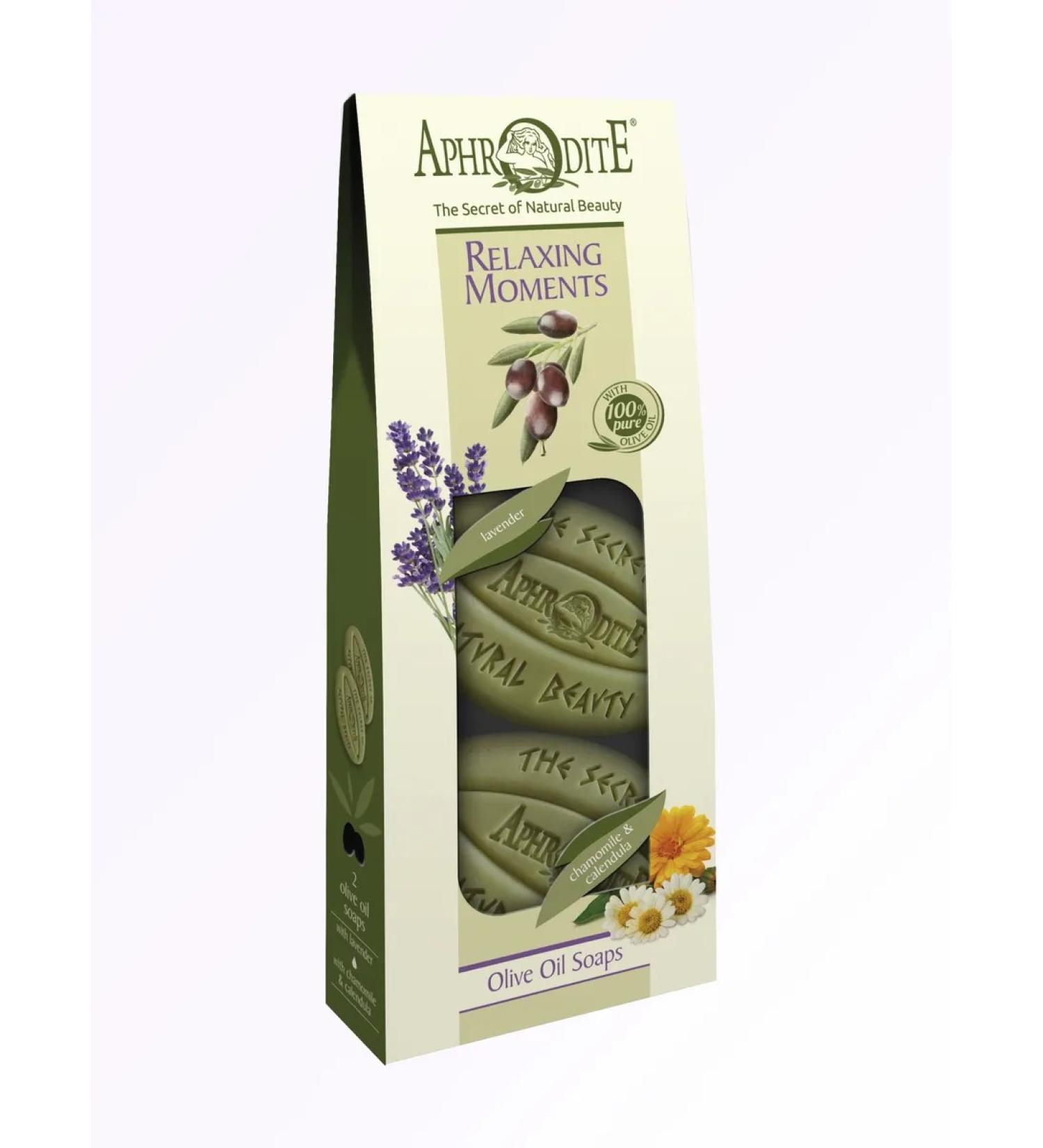 Aphrodite Soap natural solid lavender and chamomile 170 gr - Buy Online on GoSupps.com