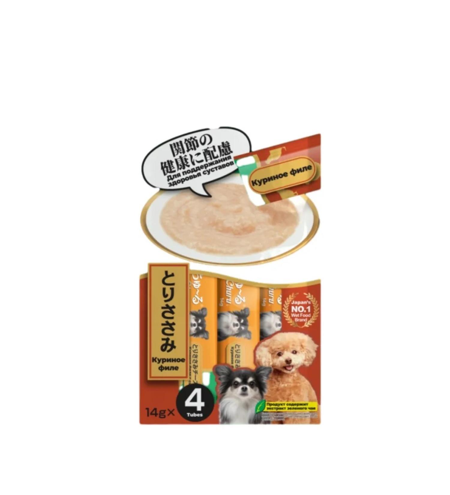 Inaba 14g*4 puree chicken fillet to maintain the health of the gastrointestinal tract d