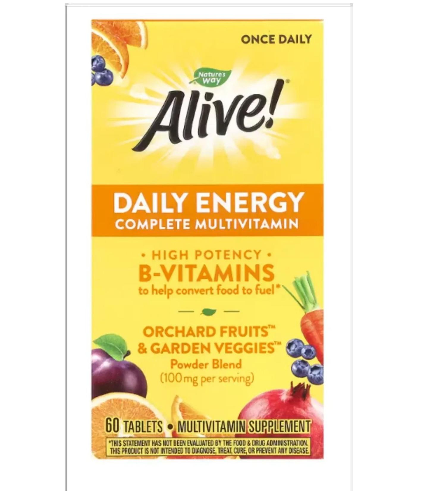 Nature's Way Alive! Complex of multivitamins 60 tablets - Buy Online on GoSupps.com