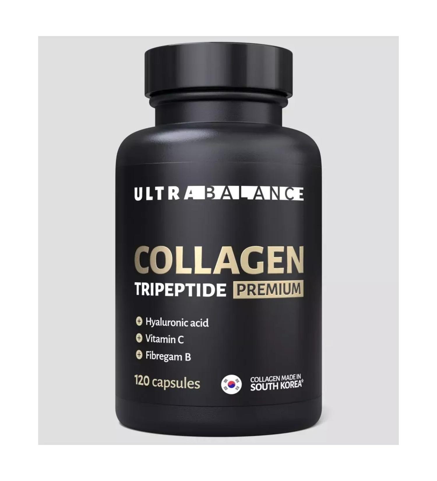 UltraBalance Collagen Tripeptide premium 120 capsules - Buy Online on GoSupps.com