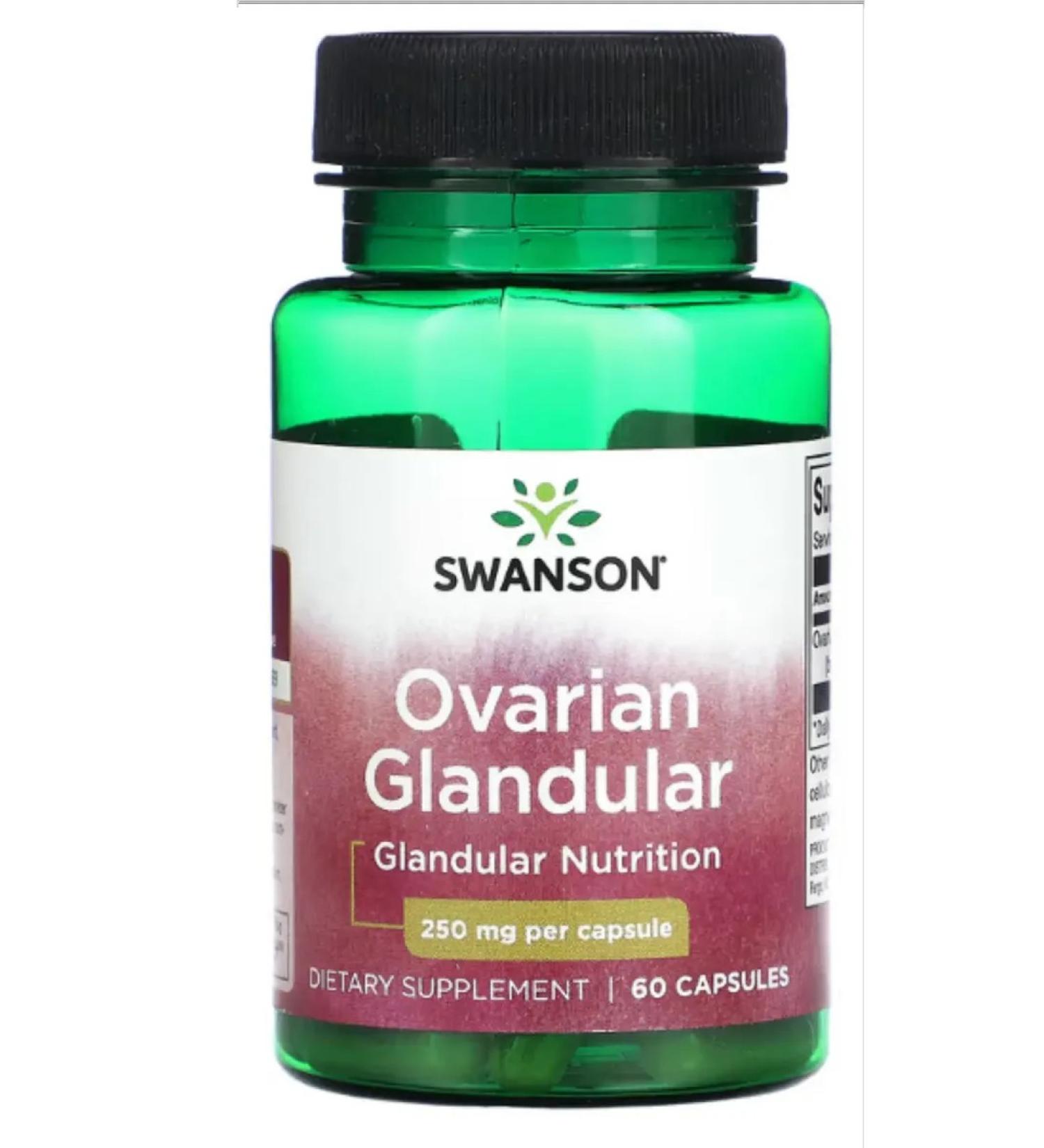Swanson Glandular ovary 250 mg 60 capsules