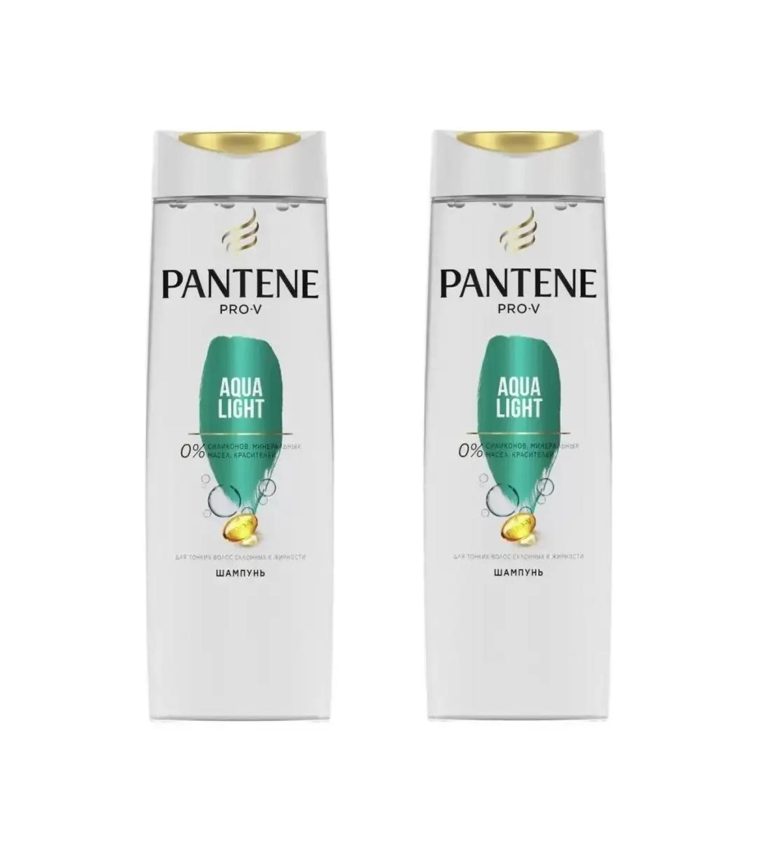 Pantene Pantin Women's hair shampoo Aqua Light 250ml 2pcs - Buy Online on GoSupps.com