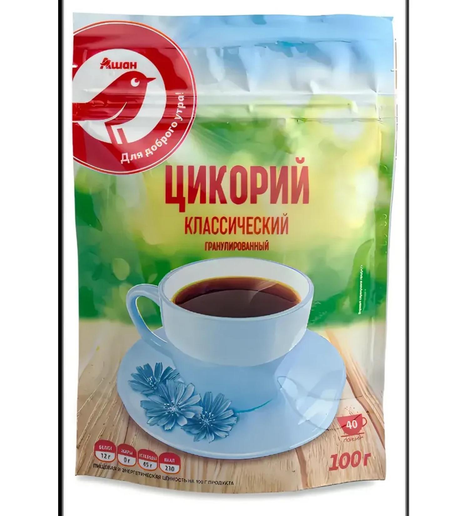 Tsikoria soluble Auchan granular 100 g