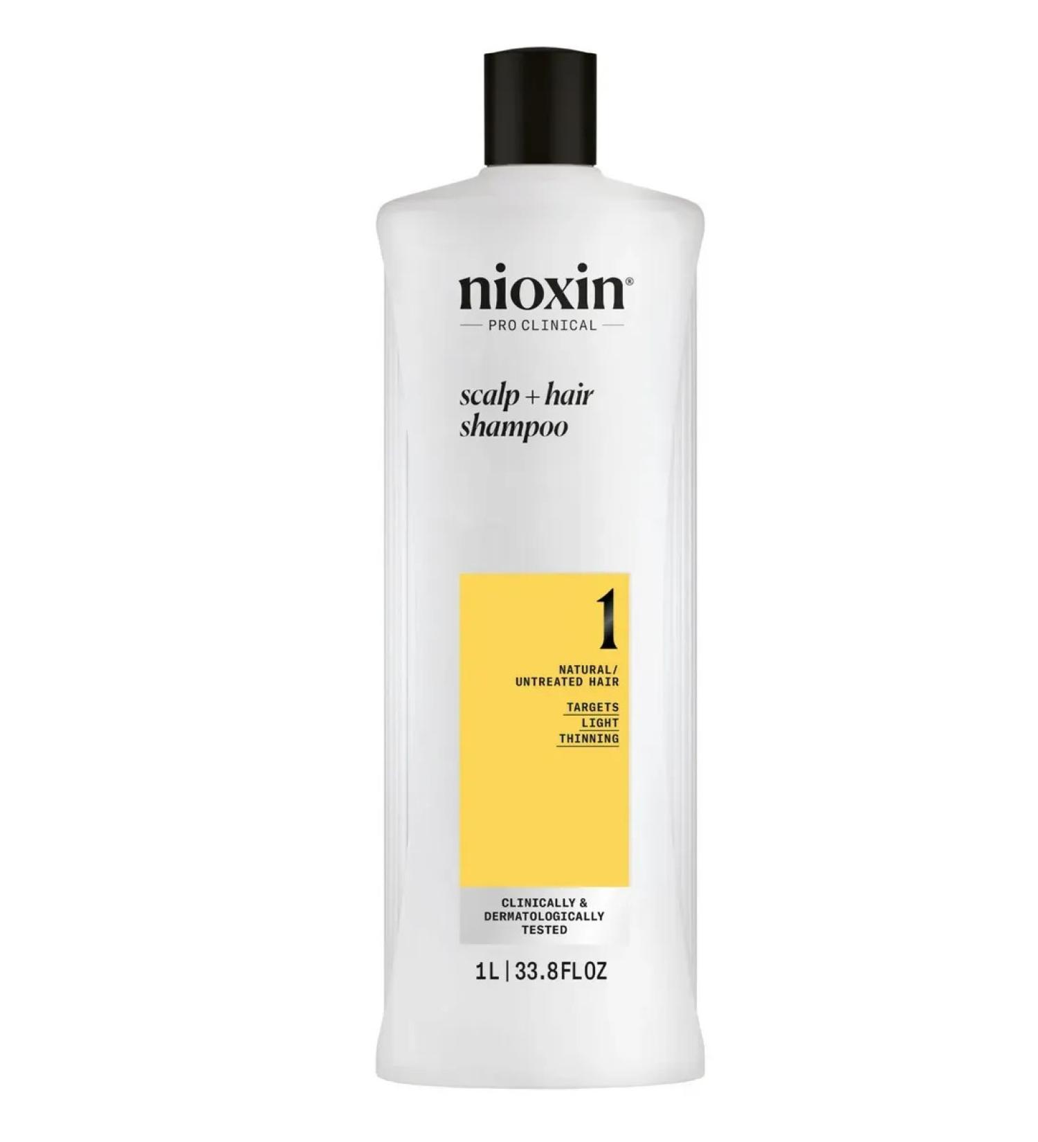 NIOXIN System 01 Hair shampoo (system 1) 1000 ml - Buy Online on GoSupps.com