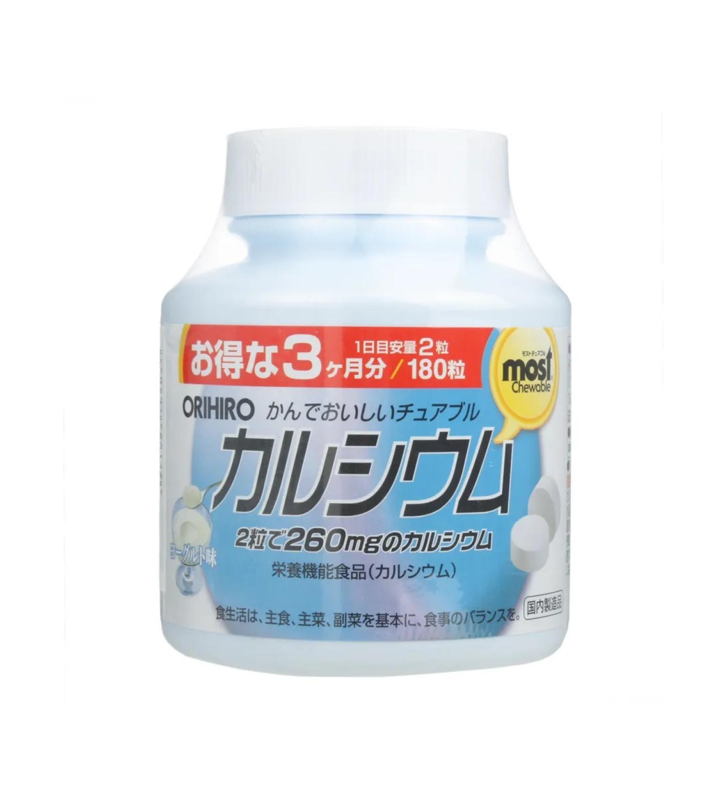 ORIHIRO calcium+vitamin D with the taste of yogurt chewing table ...