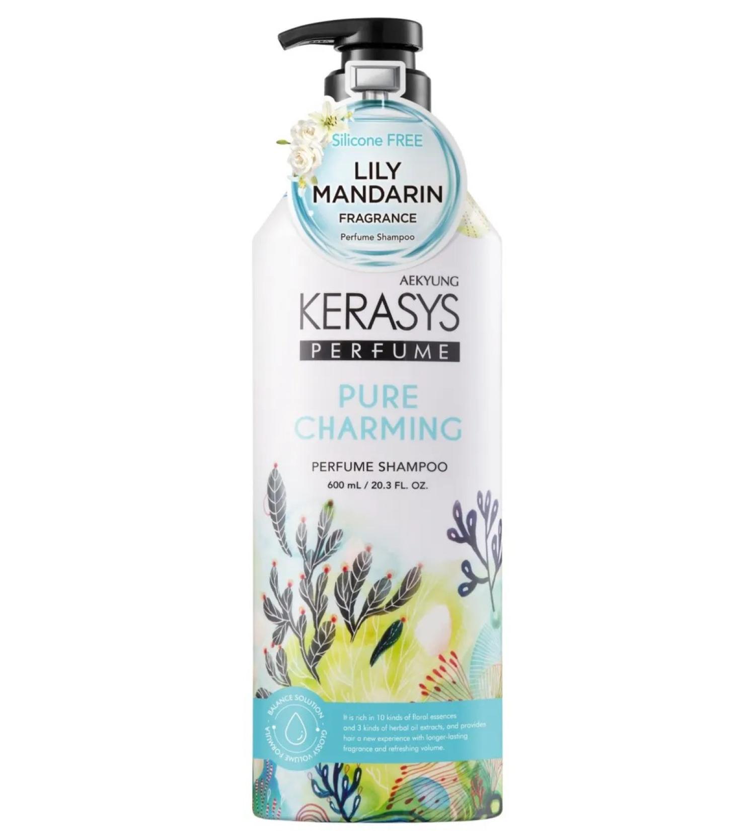 KeraSys Pure Charming Lily Mandarin shampoo 600 ml kerasus - Buy Online on GoSupps.com