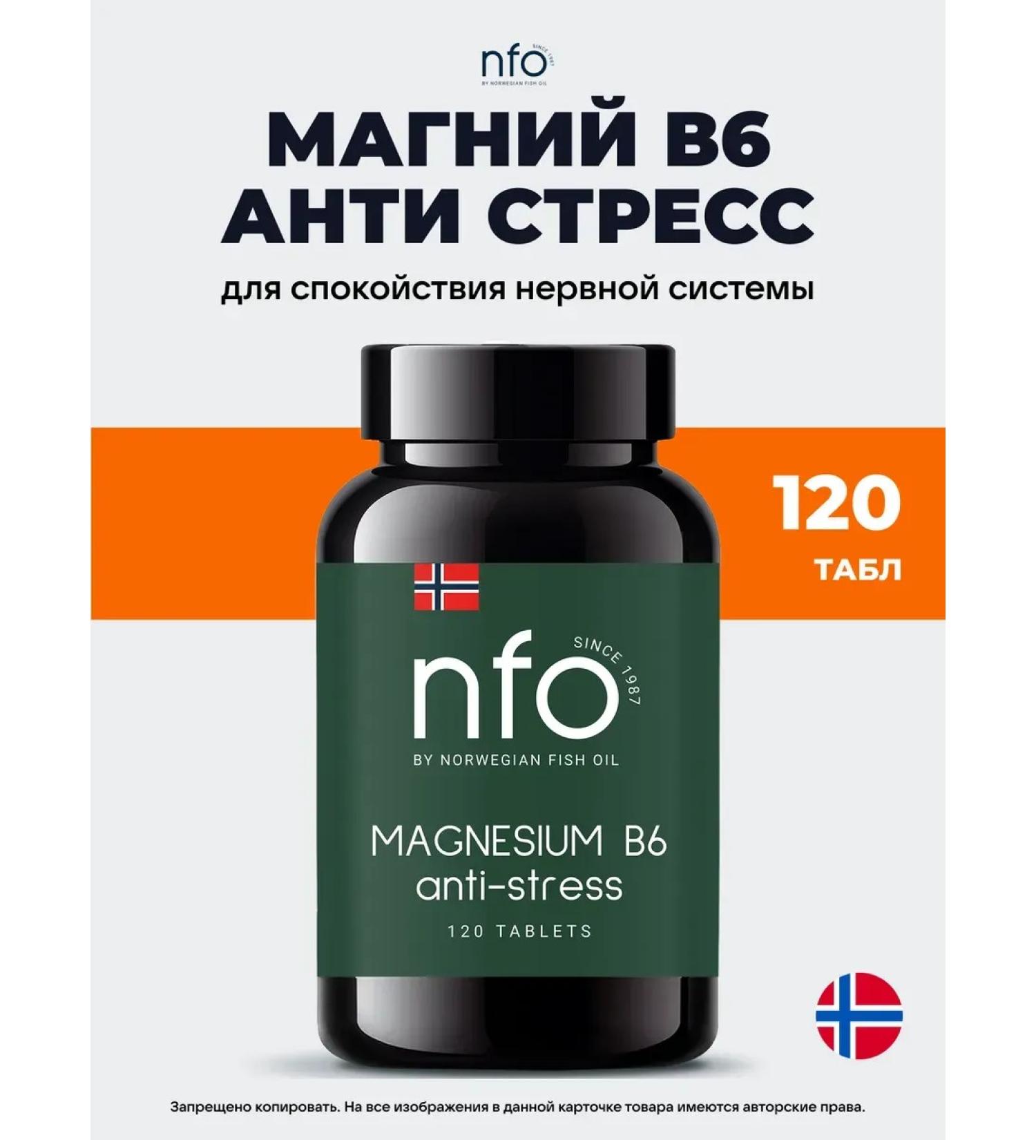 Magnesium B6 120 tablets nfo - Buy Online on GoSupps.com