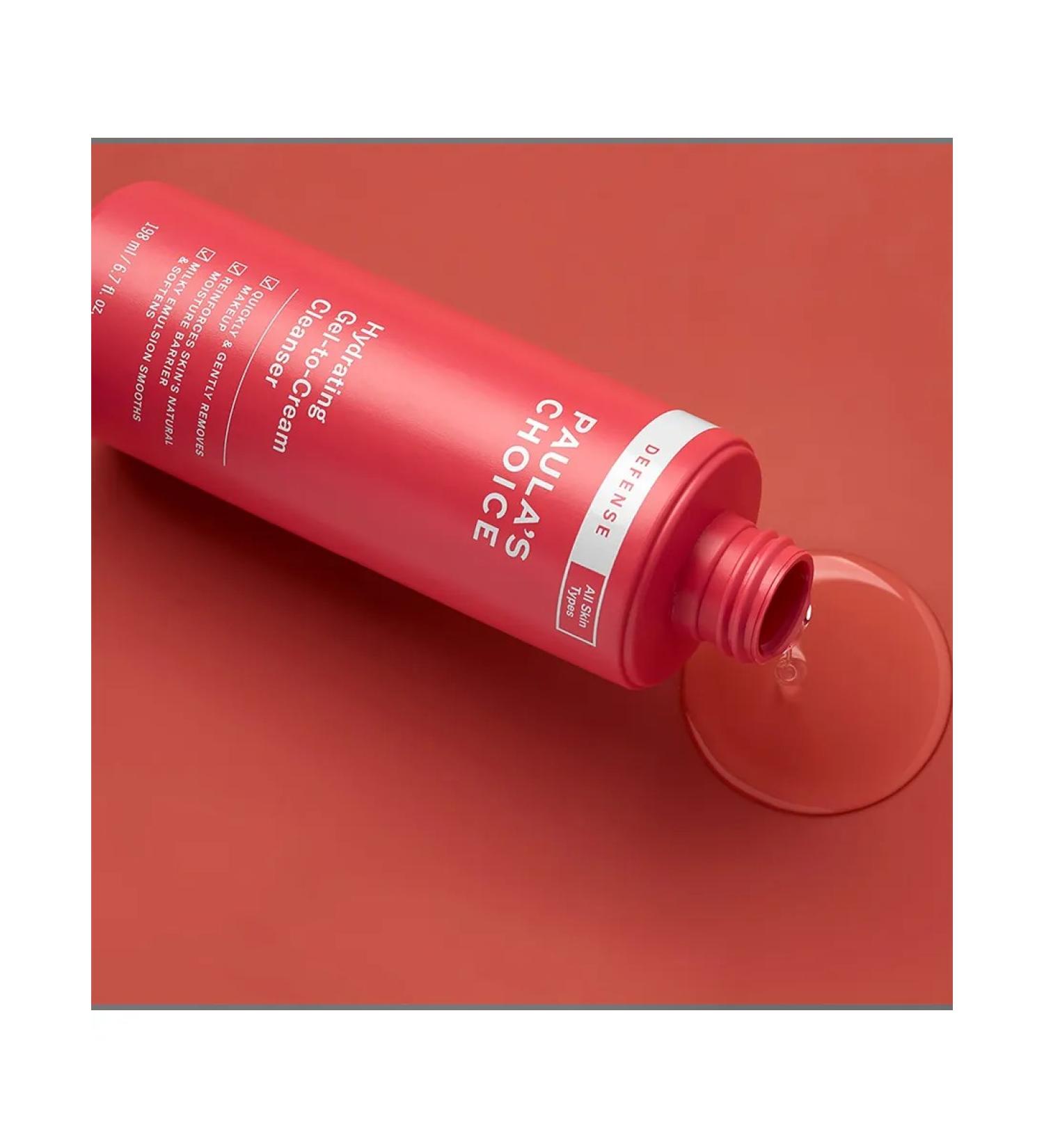 Paula's Choice Defense Hydrating Gel-to-Cream Cleanser with Triple Superfood Complex (198 ml) - Buy Online on GoSupps.com