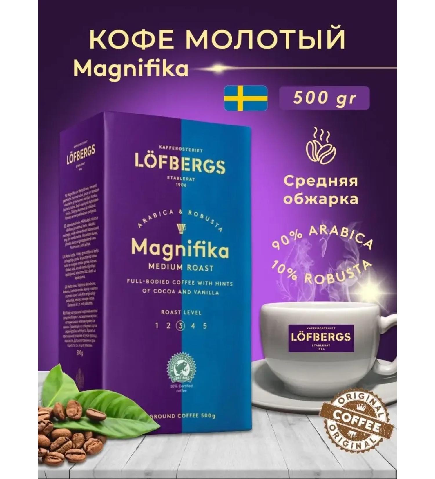 CoffegrounX Ground Coffee Magnifika 500g - Buy Online on GoSupps.com