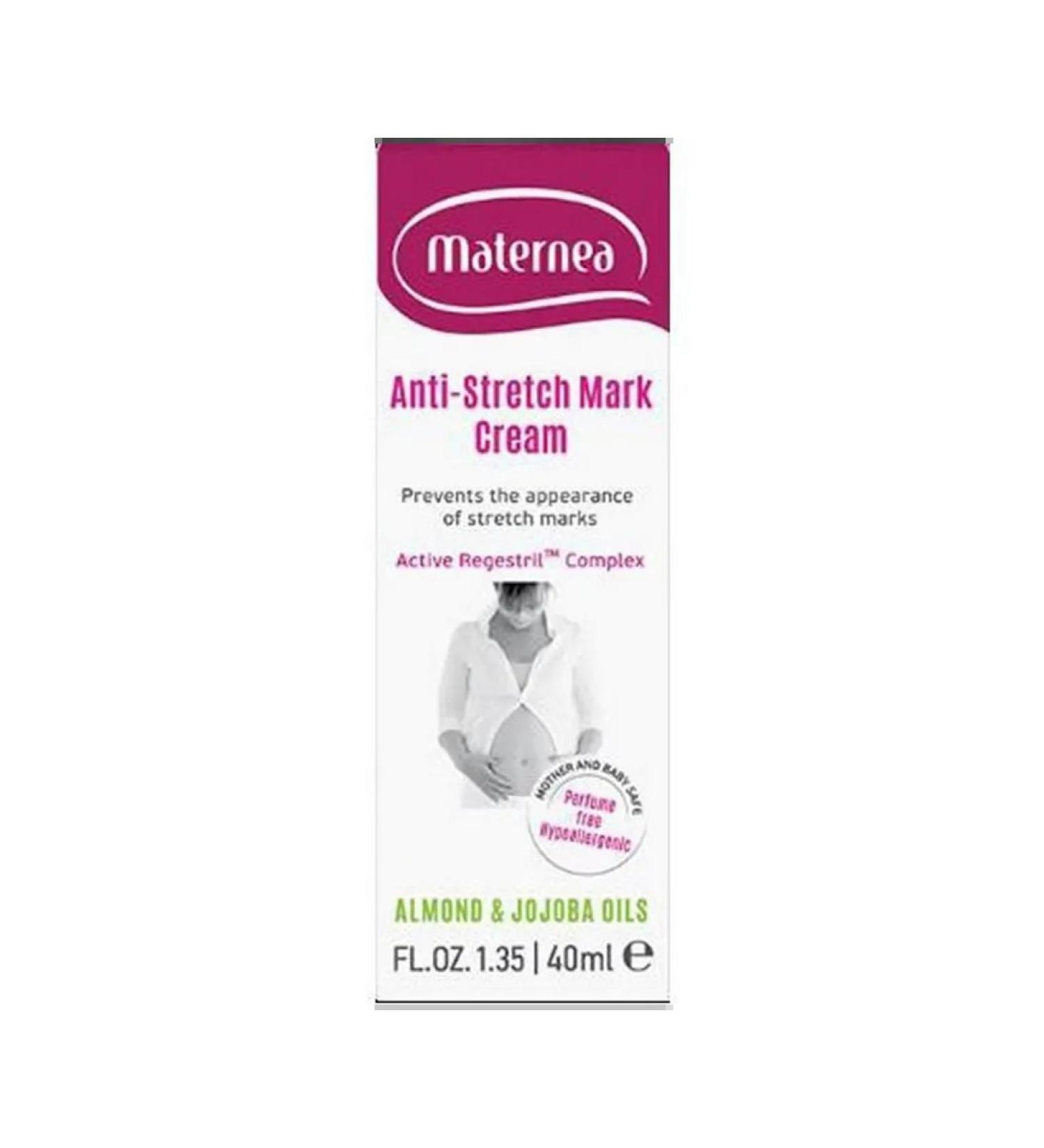 Maternea Cream against stretch marks with almonds and jojoba olives 150 ml - Buy Online on GoSupps.com