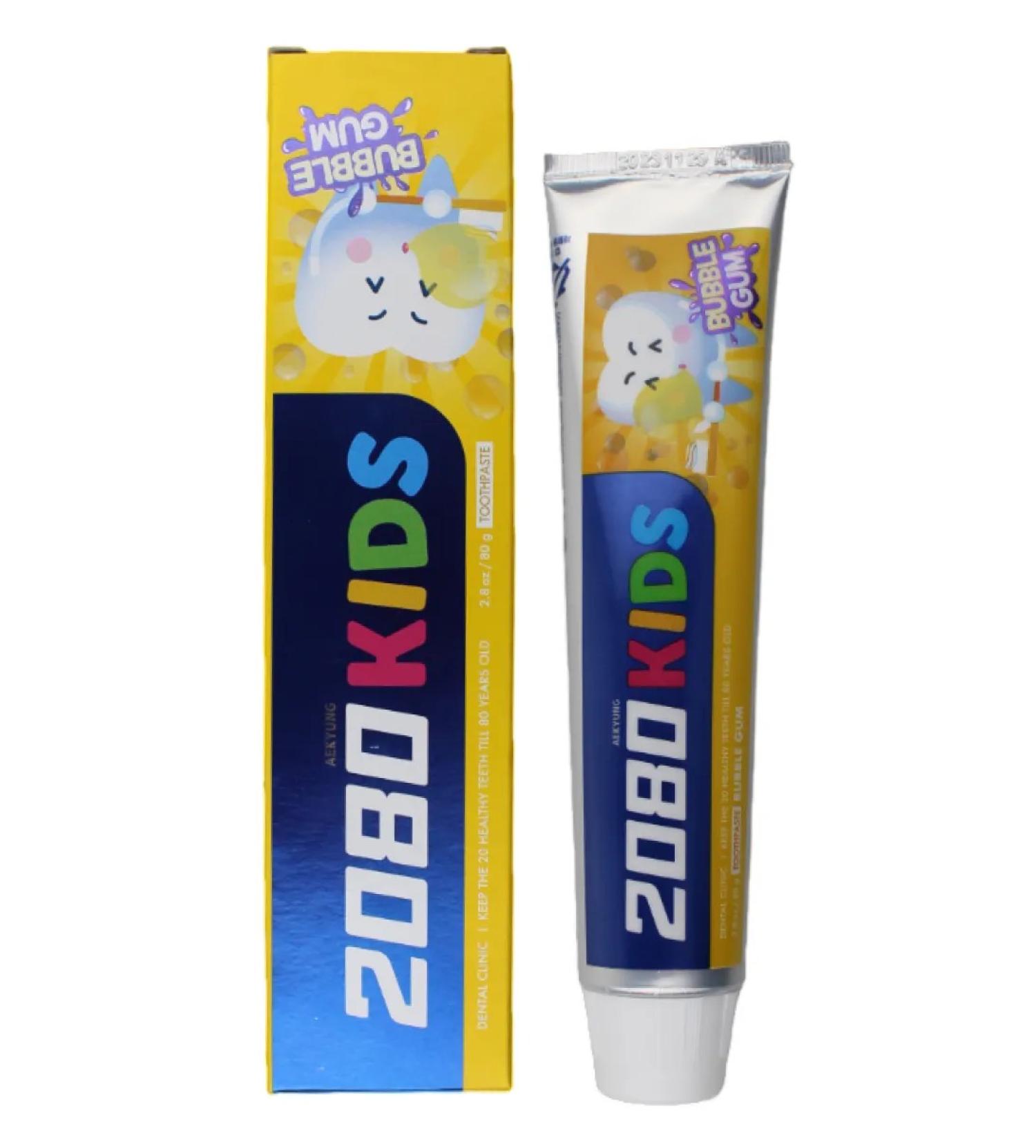 Toothpaste 2080 dental clinic Babble gum kids 80 gr - 2 pcs - Buy Online on GoSupps.com