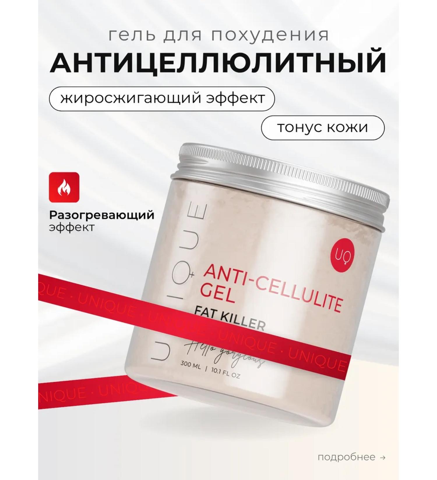 UNIQUEpro Fat -burning cream gel anti -cellulite for weight loss - Buy Online on GoSupps.com