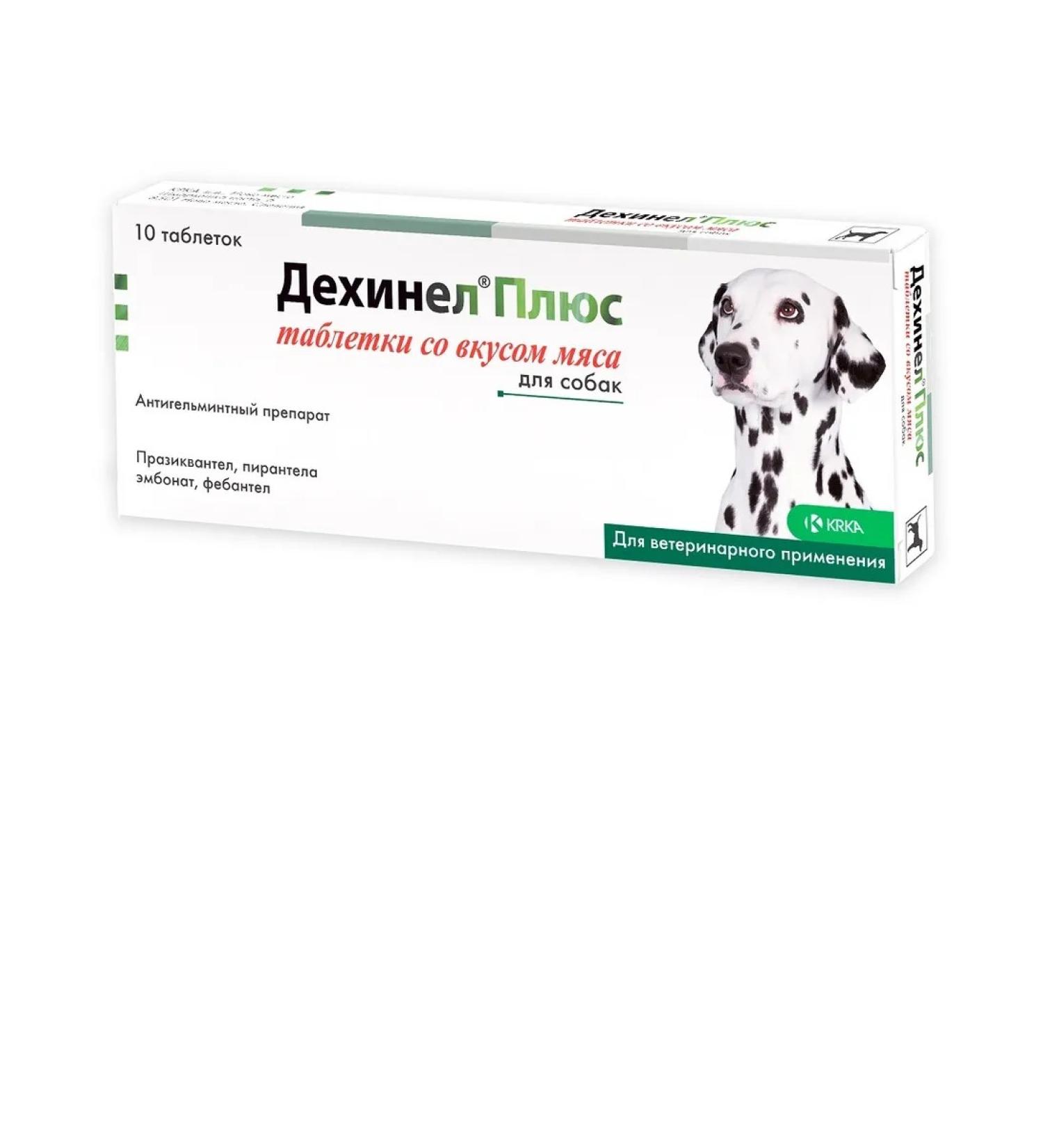 KRKA Dehinel plus No. 10 with the taste of meat against helminths