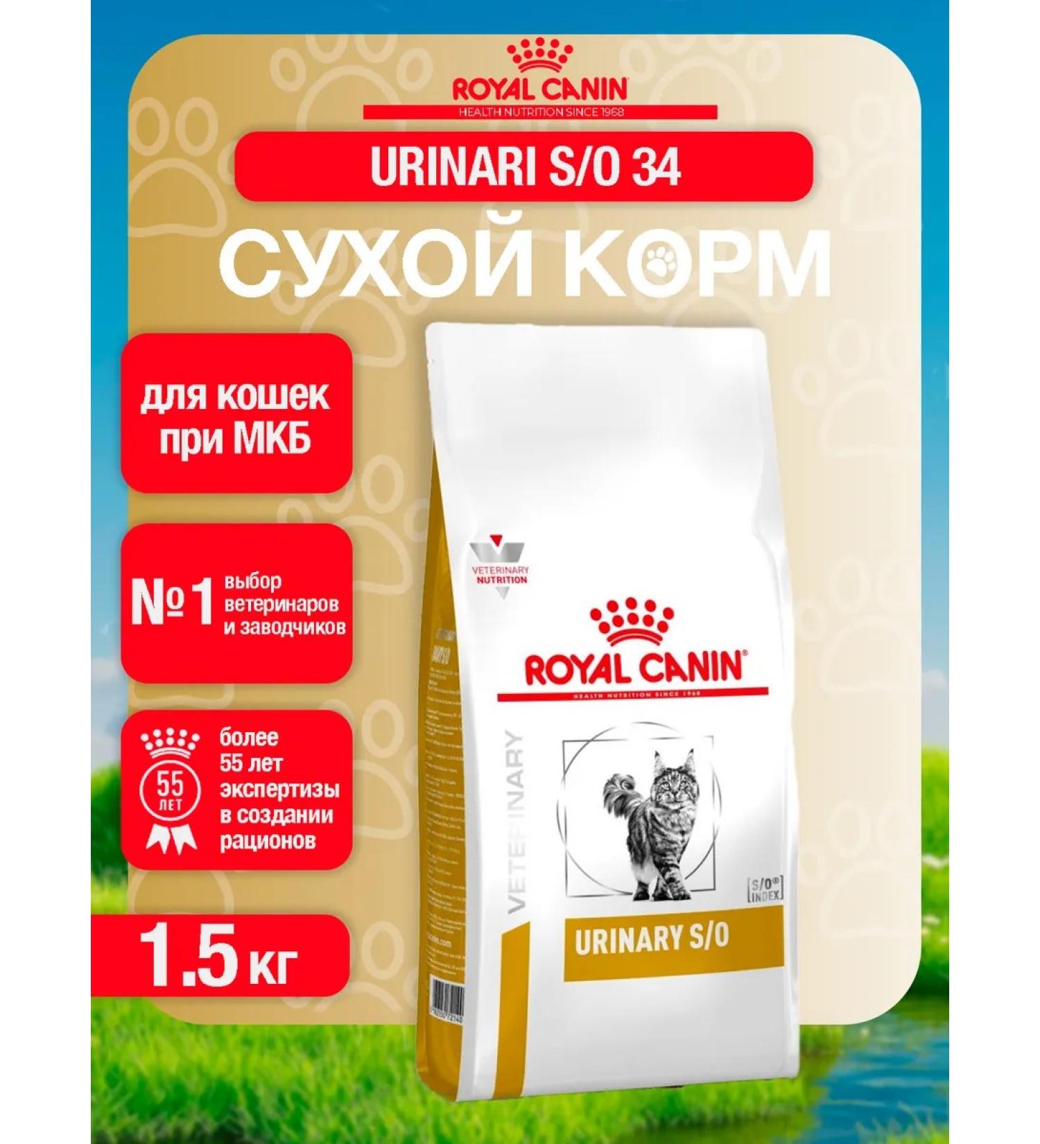 ROYAL CANIN Dry Form Urinary S O for cats at MKB 1.5 kg - Buy Online on GoSupps.com
