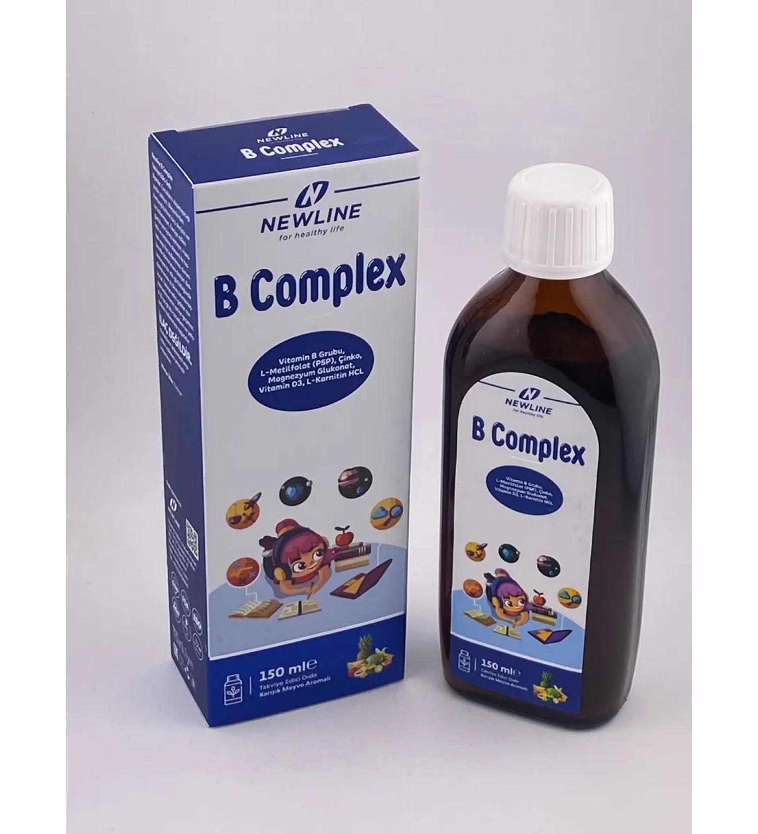 Gairbekstore NewLine b Complex syrup 150 ml - complex B. - Buy Online on GoSupps.com