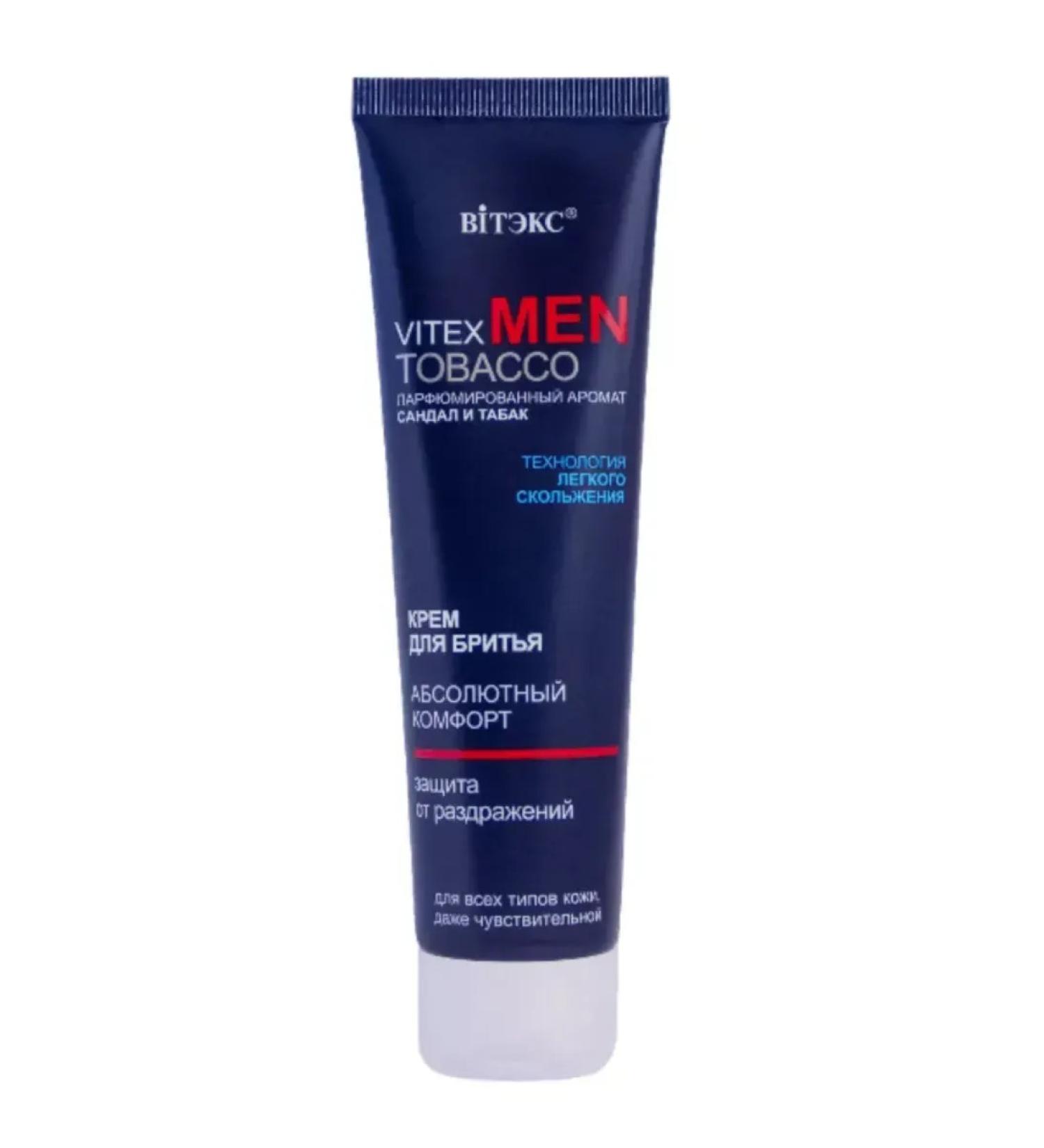 Vitex Shaving cream for sensitive skin MEN TOBACCO - Buy Online on GoSupps.com