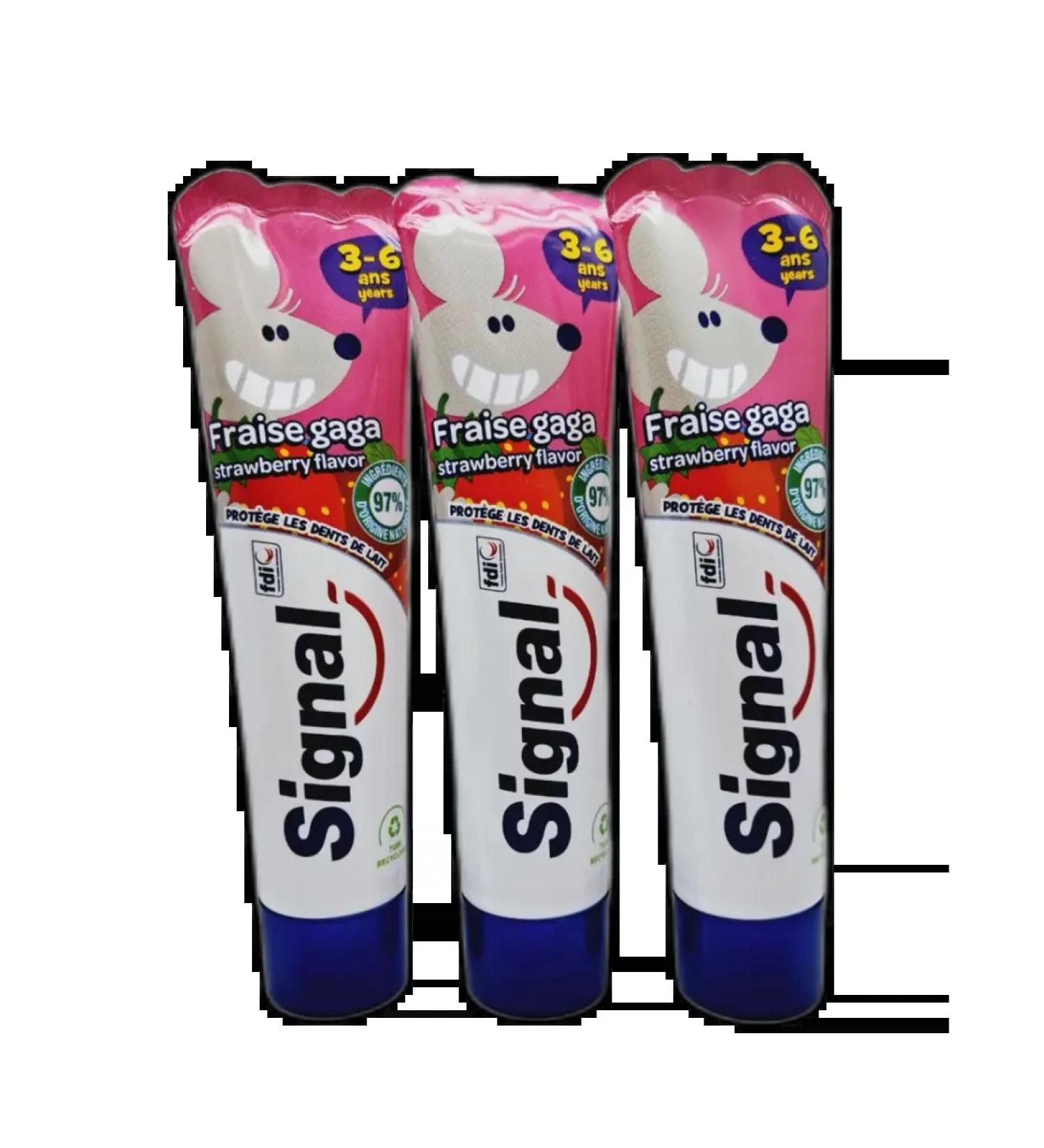 Signal Children's toothpaste berries 3-6 years old 3 pcs