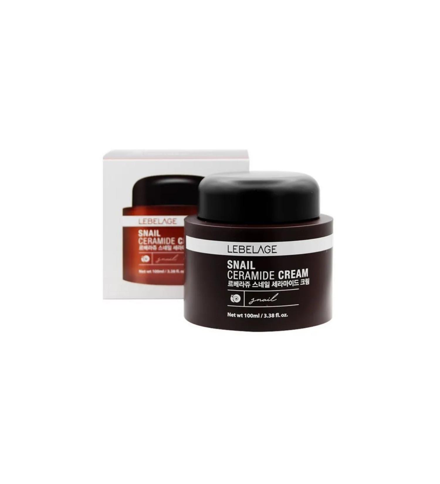 Lebelage Facial cream with ceramides and snail mucin 100 ml - Buy Online on GoSupps.com