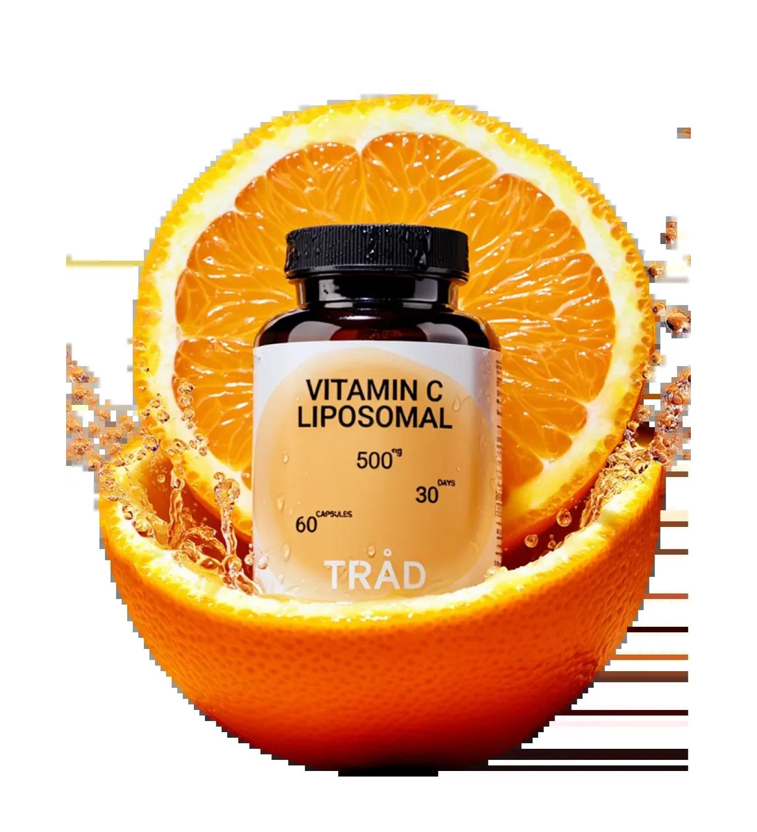 TRAD Vitamin C liposomal 500 mg 60 capsules - Buy Online on GoSupps.com
