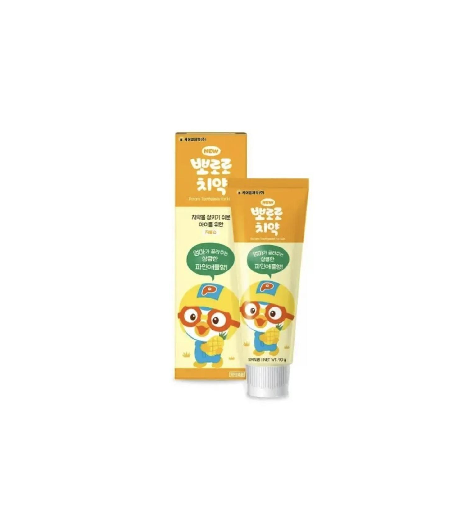 Pororo TOOTHPASTE Children's toothpaste with pineapple taste 90