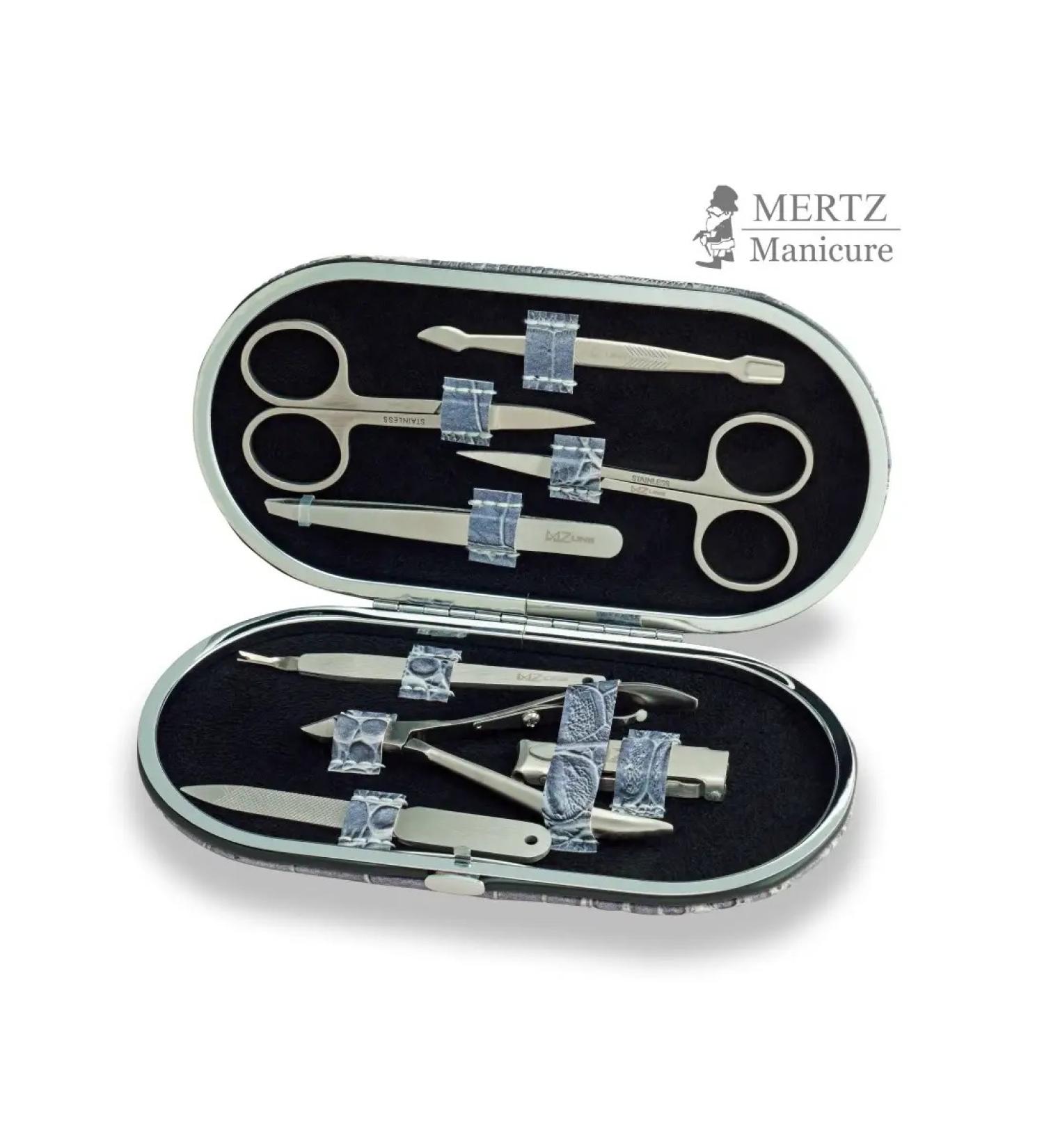 MERTZ Manicure set 8 items set for nail care