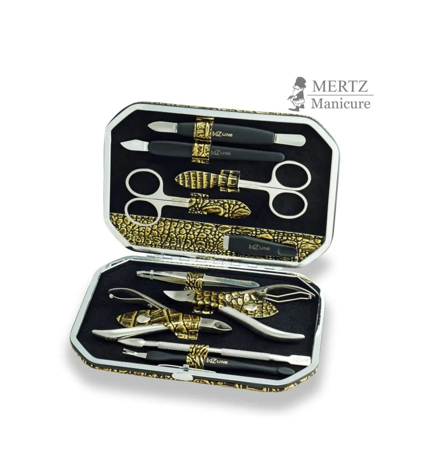 MERTZ Set of manicure 10 items set for nail care