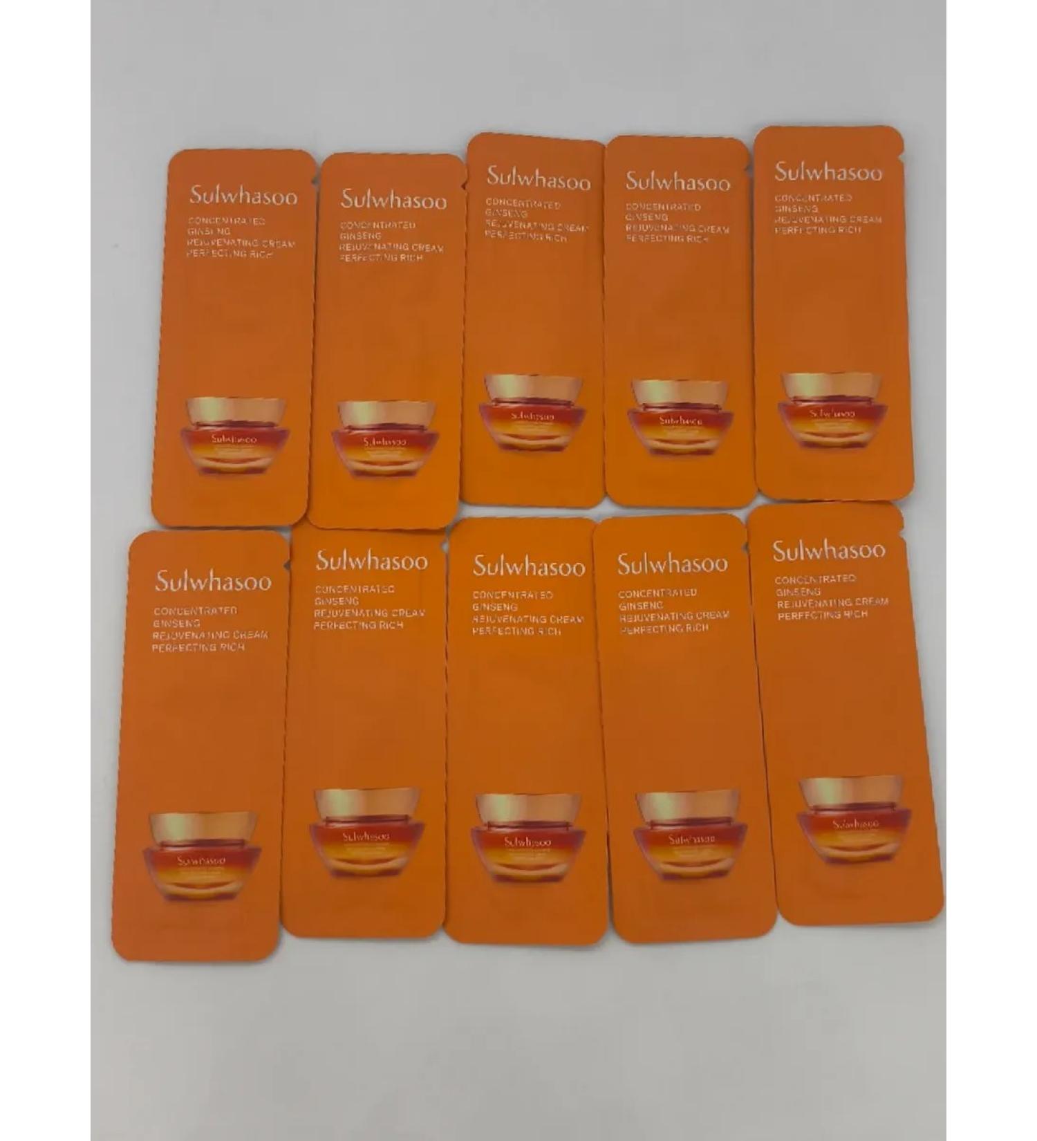 Sulwhasoo Hooperiating cream with ginseng 1ml*10pcs Perfecting Rich - Buy Online on GoSupps.com
