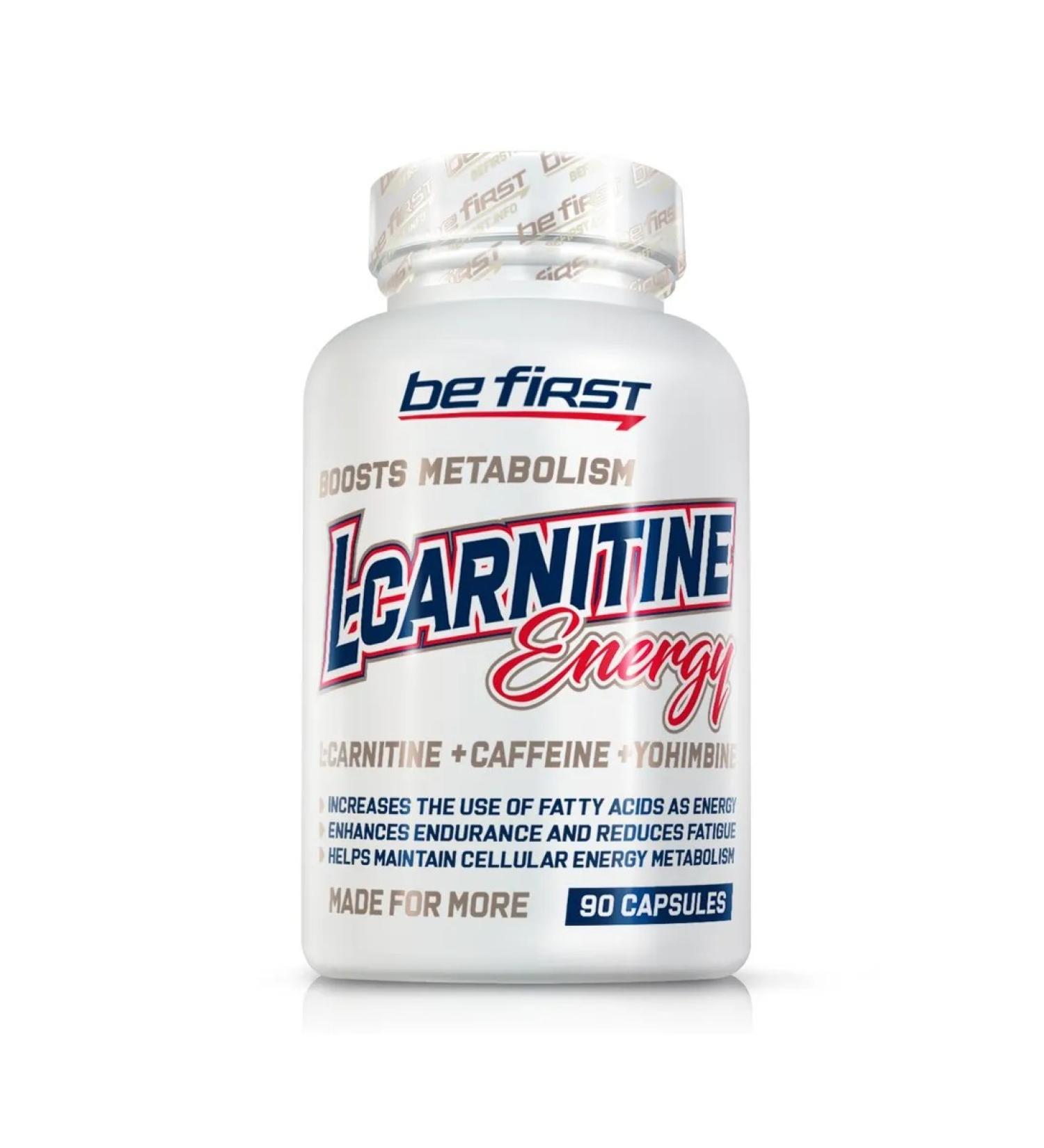 Be First L-Carnitine Energy L-carnitine for weight loss and tone 90 K