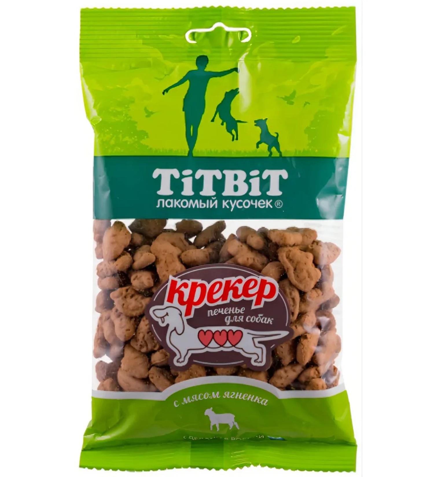 Titbit Cracker with lamb meat 100g 1 pcs dog cookies - Buy Online on GoSupps.com