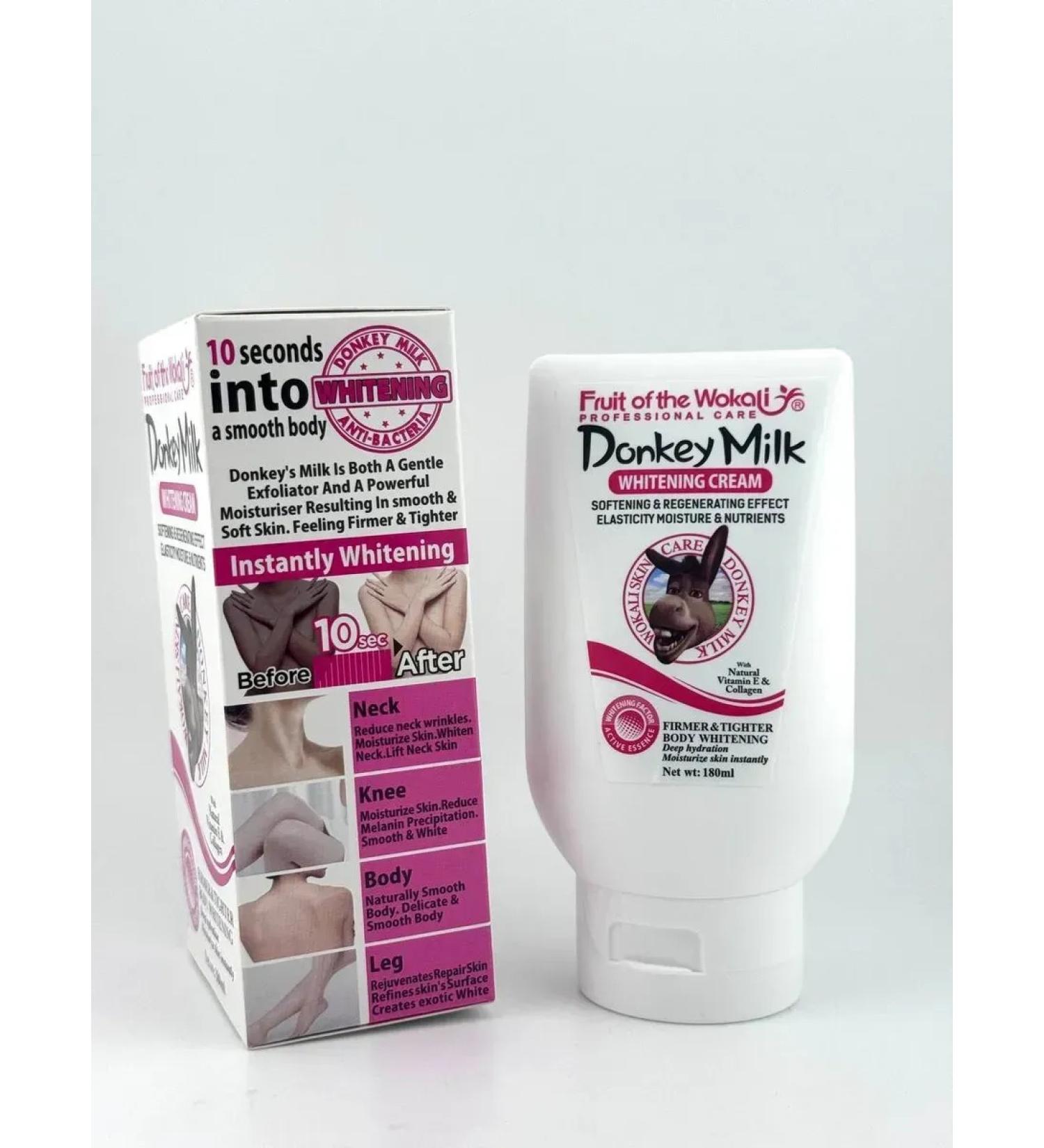Body cream whitening Donkey Milk Conducting cosmetics - Buy Online on GoSupps.com