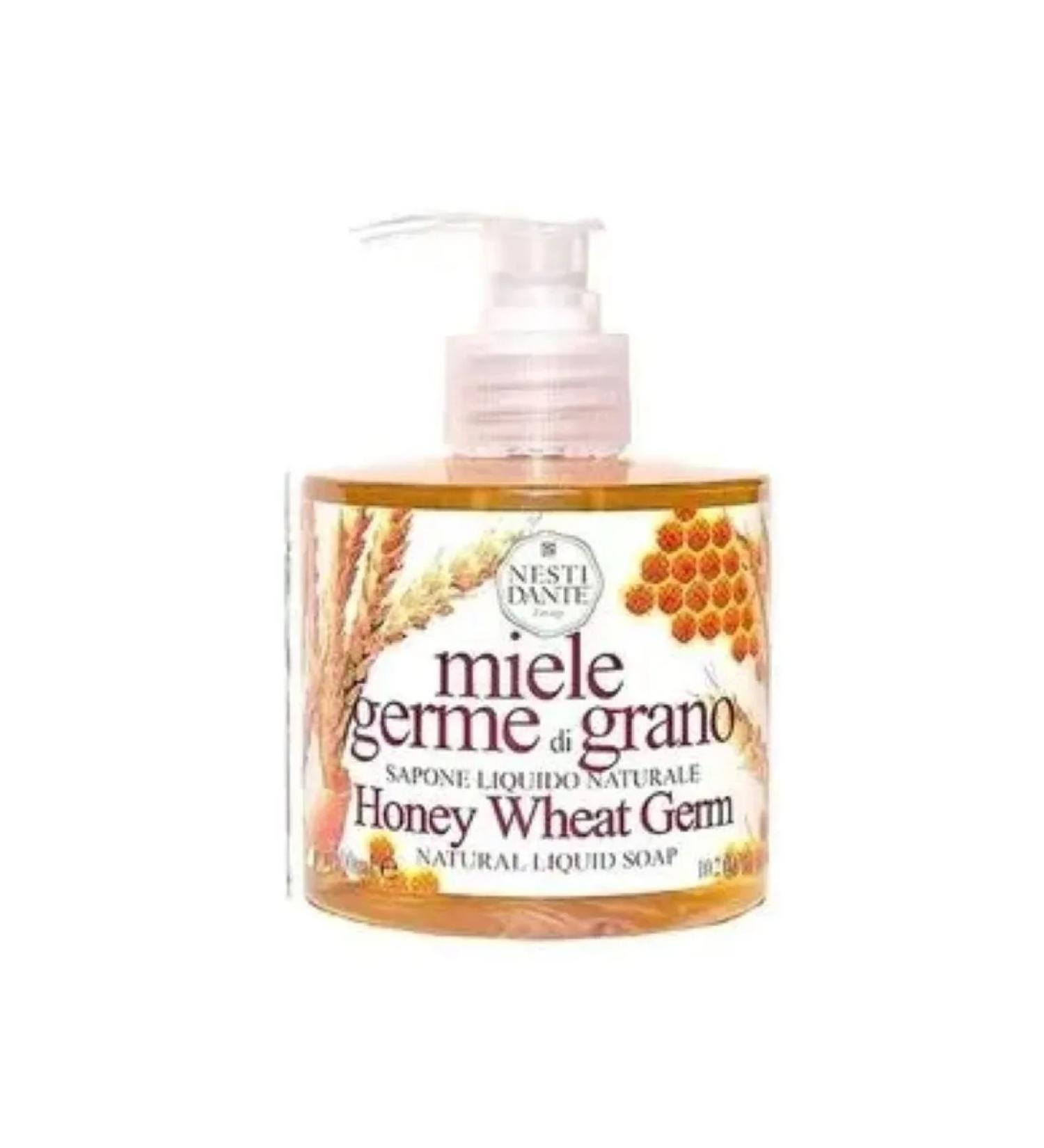 Nesti Dante Honey Wheat Germ Liquid hand soap for hands and body 300 ml
